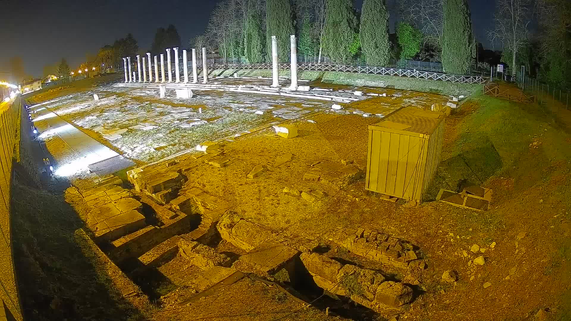 Webcam Foro Romano de Aquileia – Vista en vivo del Foro Romano