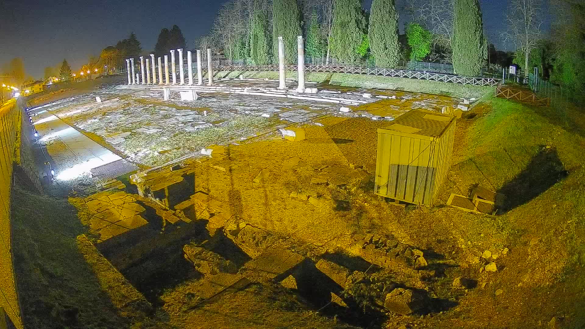 Webcam Forum Romanum von Aquileia – Liveblick auf das antike Zentrum
