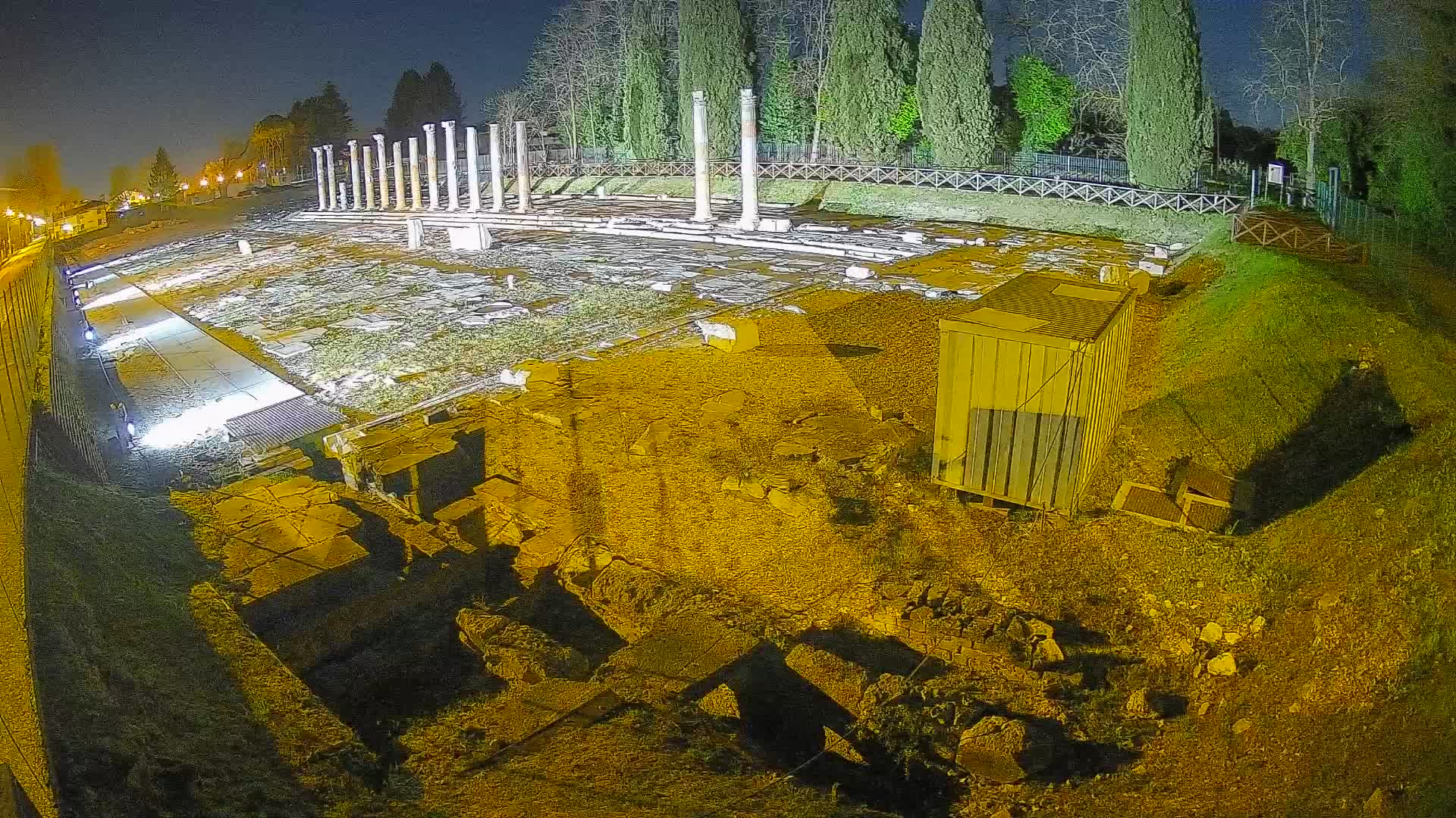 Webcam Forum Romanum von Aquileia – Liveblick auf das antike Zentrum
