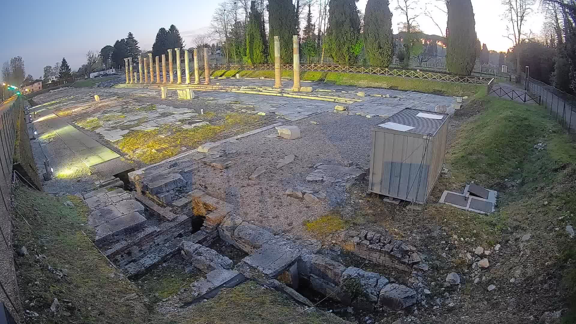 Webcam Foro Romano di Aquileia – Live View of the Ancient Roman Forum