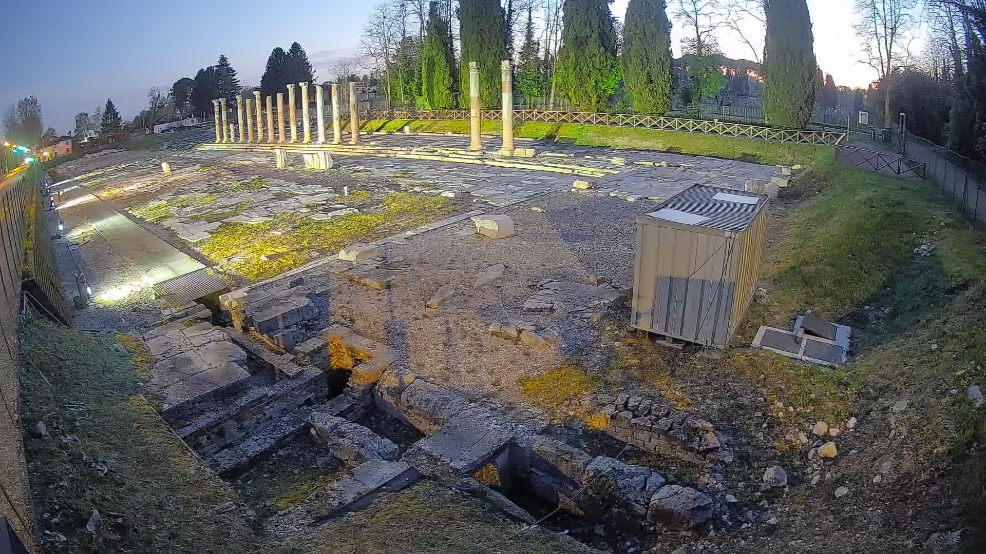 Webcam Foro Romano di Aquileia – Live View of the Ancient Roman Forum