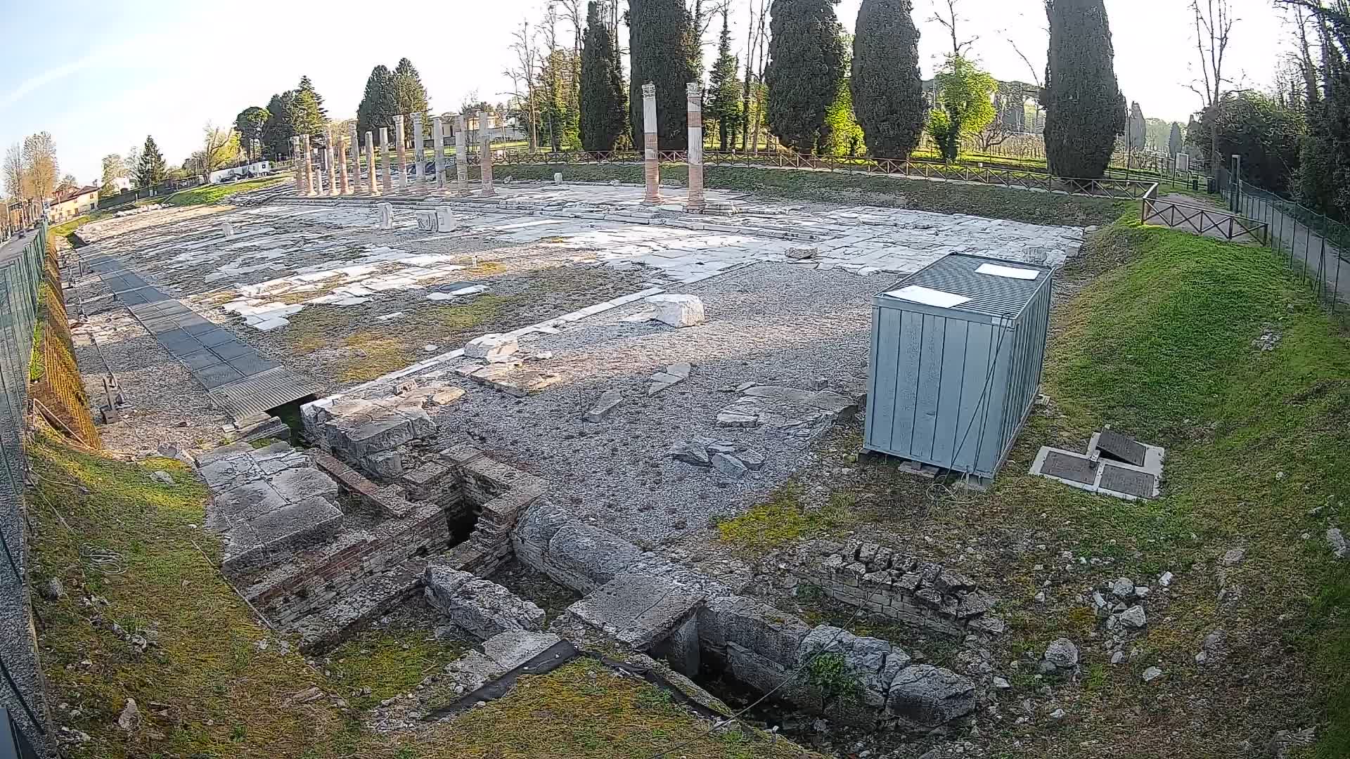 Webcam Forum Romanum von Aquileia – Liveblick auf das antike Zentrum