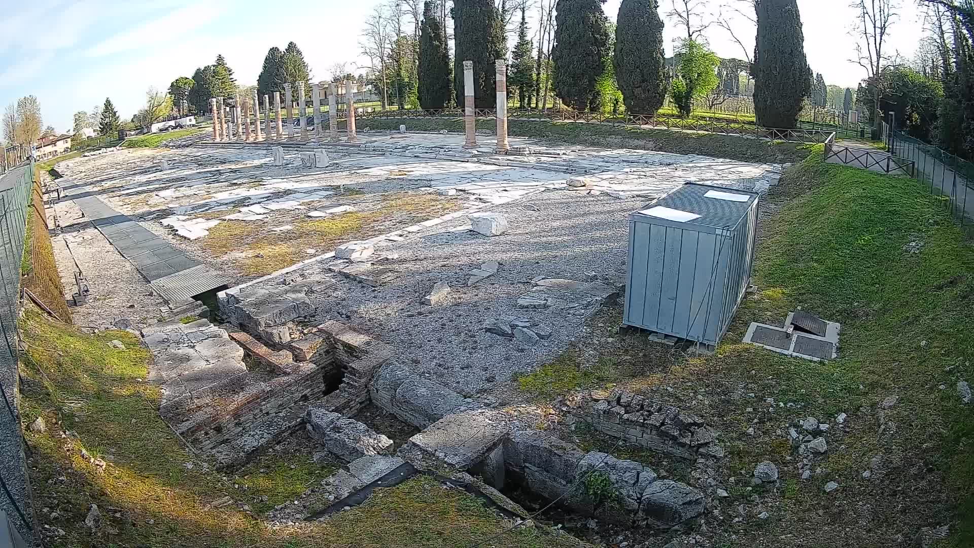 Webcam Forum Romanum von Aquileia – Liveblick auf das antike Zentrum