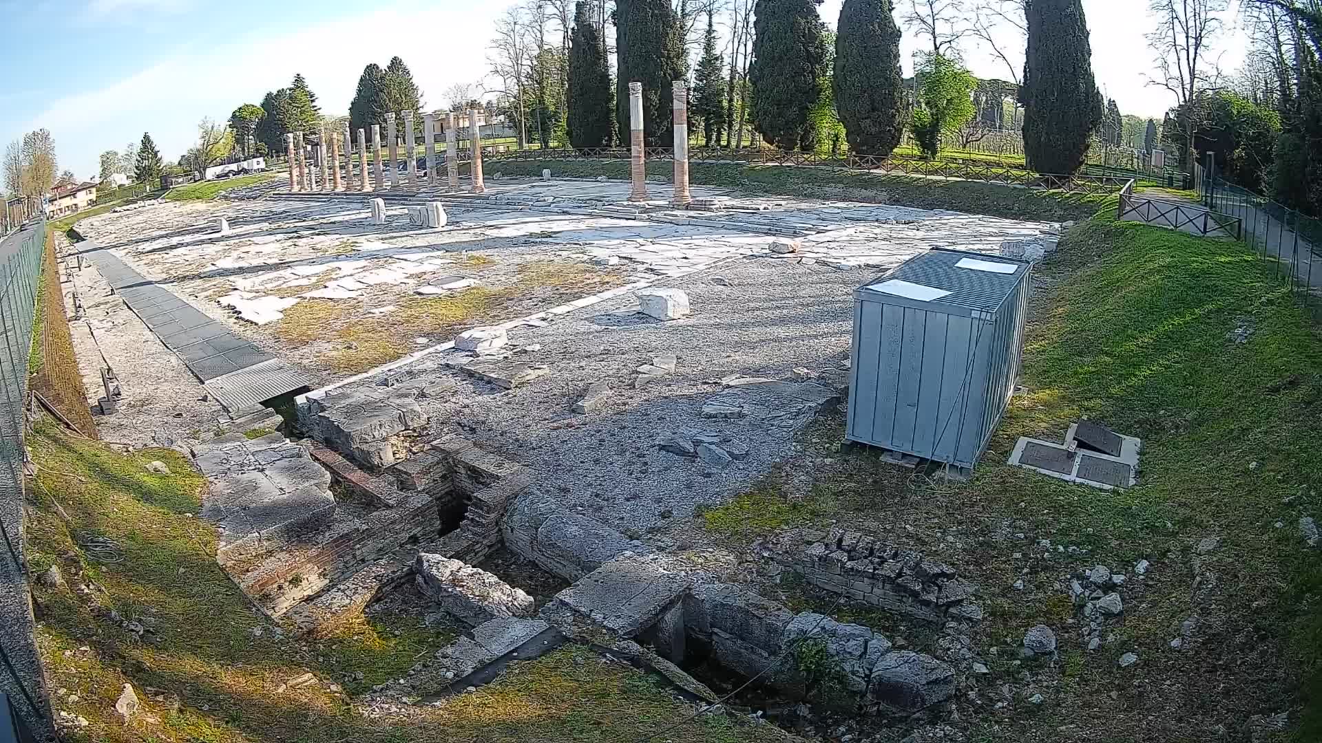 Webcam Forum Romanum von Aquileia – Liveblick auf das antike Zentrum