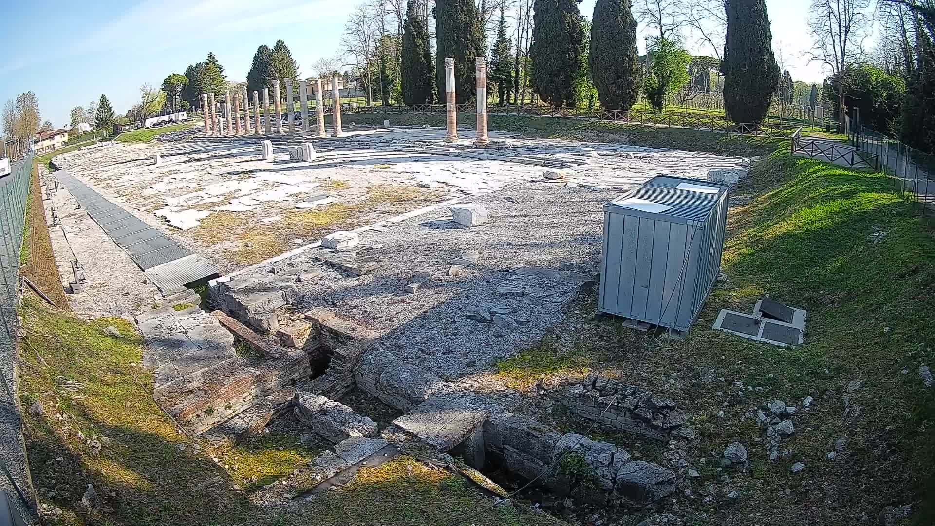 Webcam Forum Romanum von Aquileia – Liveblick auf das antike Zentrum