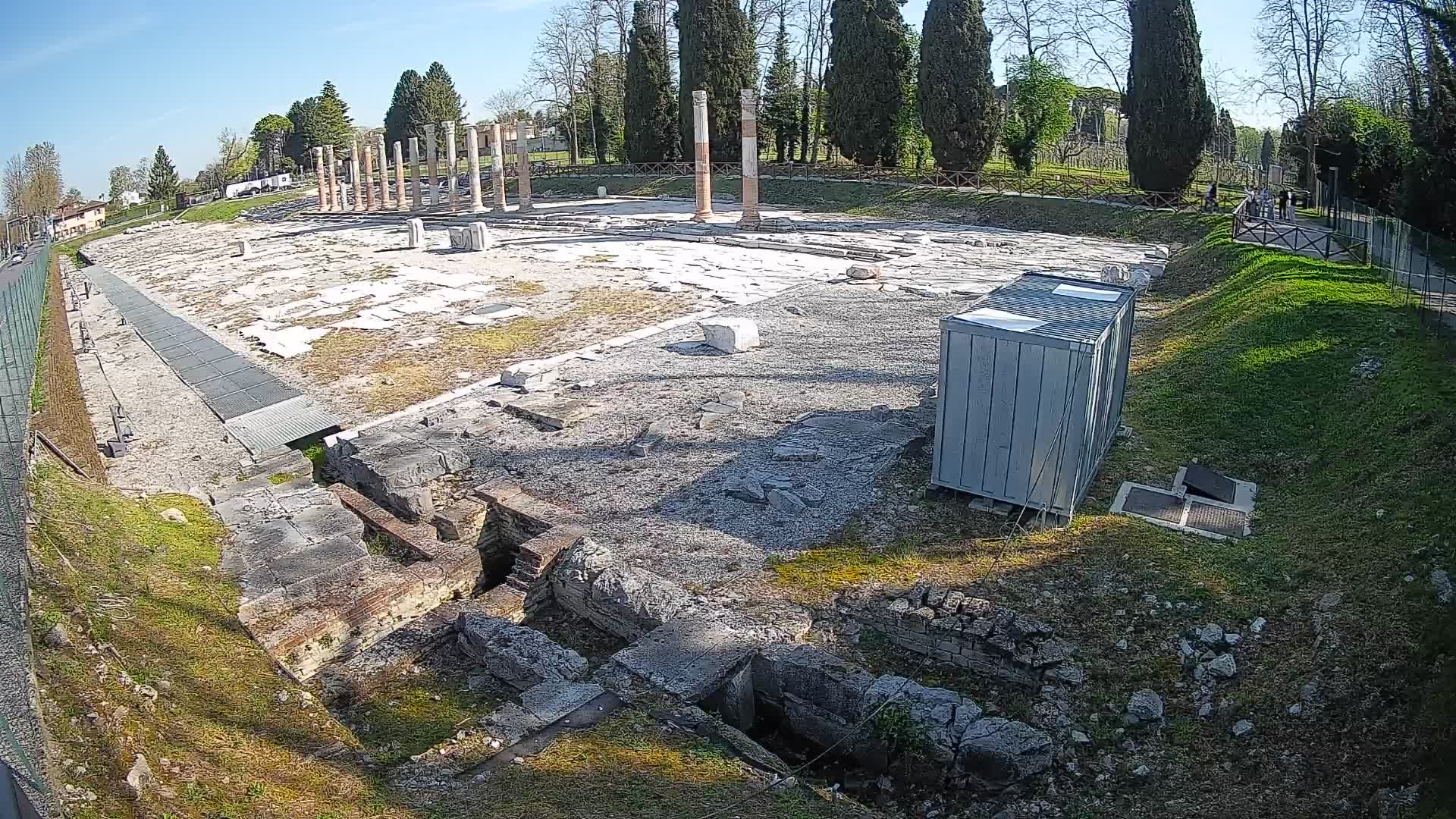 Webcam Foro Romano di Aquileia – Live View of the Ancient Roman Forum