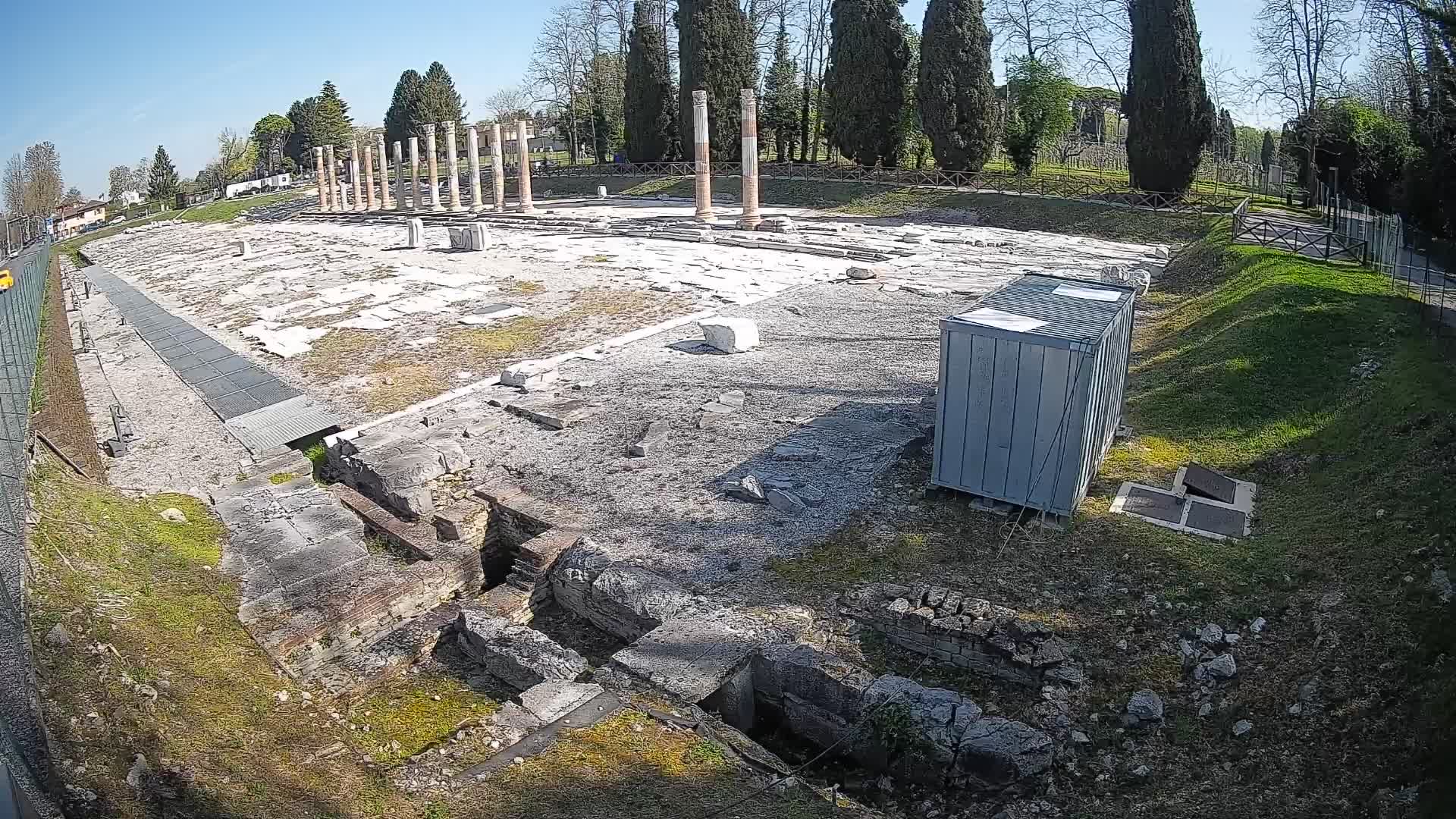 Webcam Forum Romanum von Aquileia – Liveblick auf das antike Zentrum