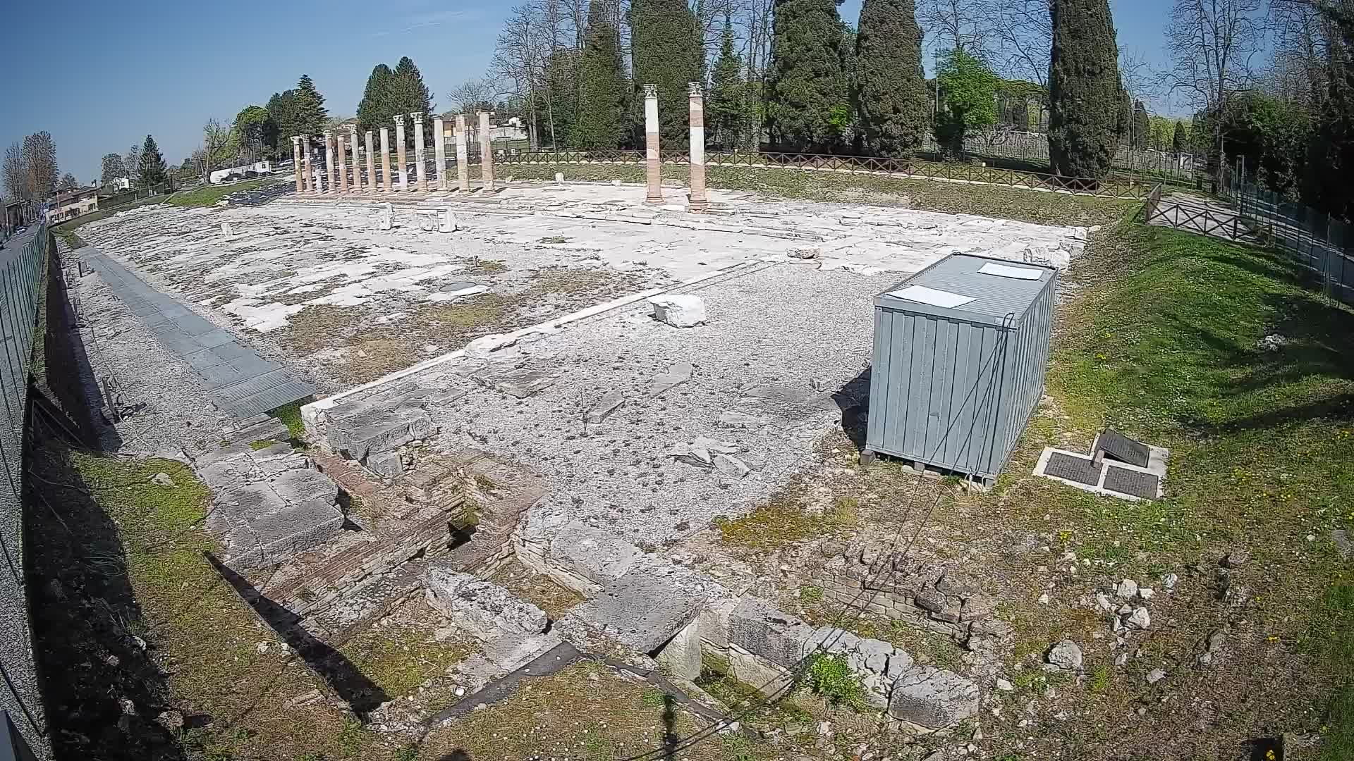 Webcam Foro Romano di Aquileia – Live View of the Ancient Roman Forum