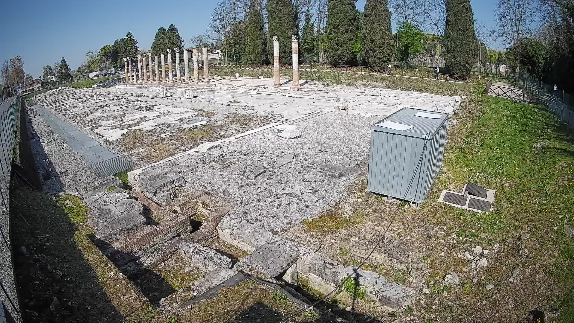 Webcam Foro Romano de Aquileia – Vista en vivo del Foro Romano