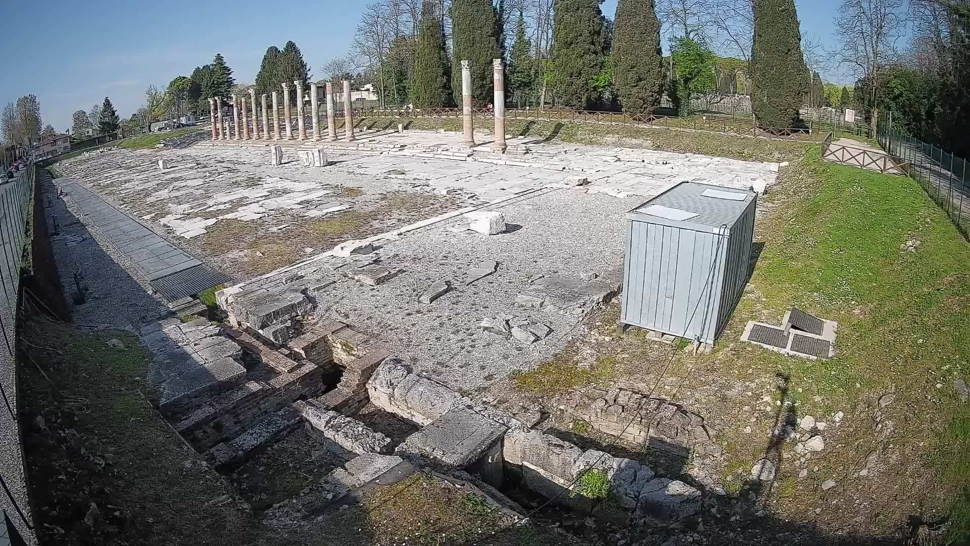 Webcam Foro Romano di Aquileia – Live View of the Ancient Roman Forum