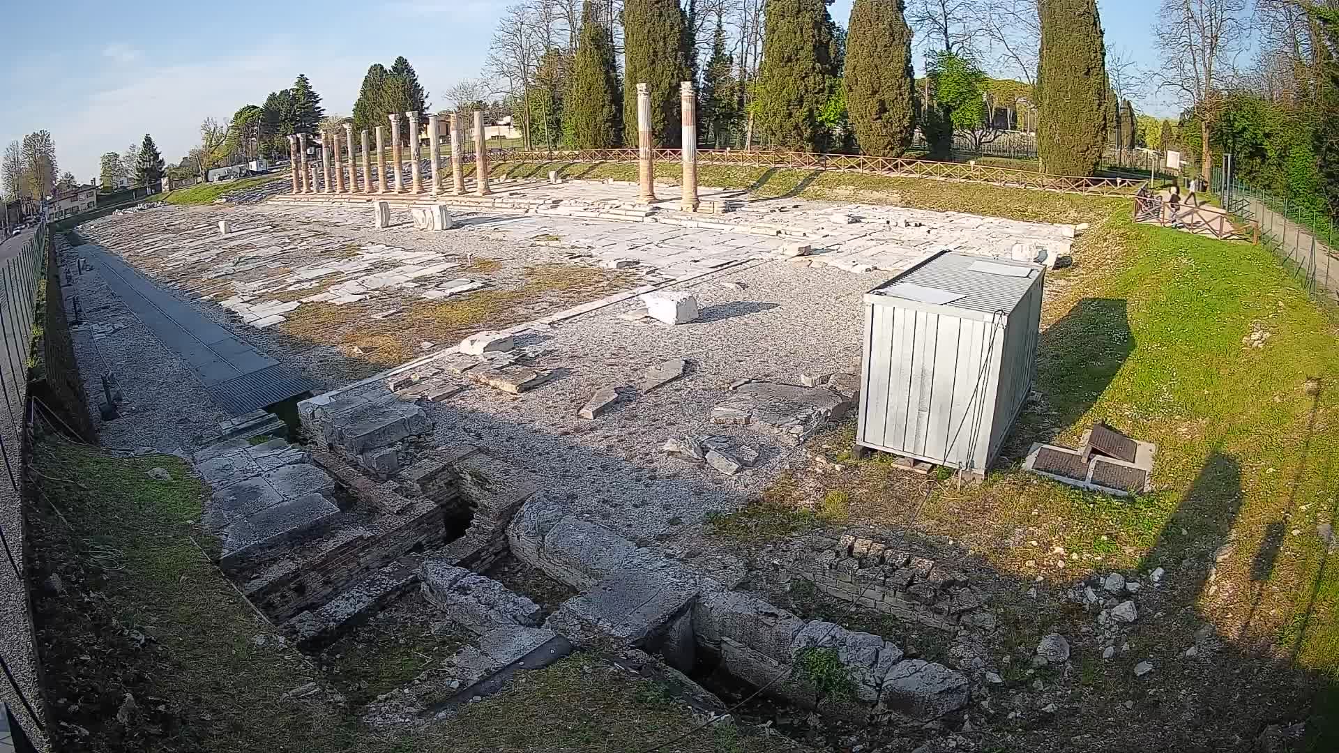 Webcam Foro Romano de Aquileia – Vista en vivo del Foro Romano