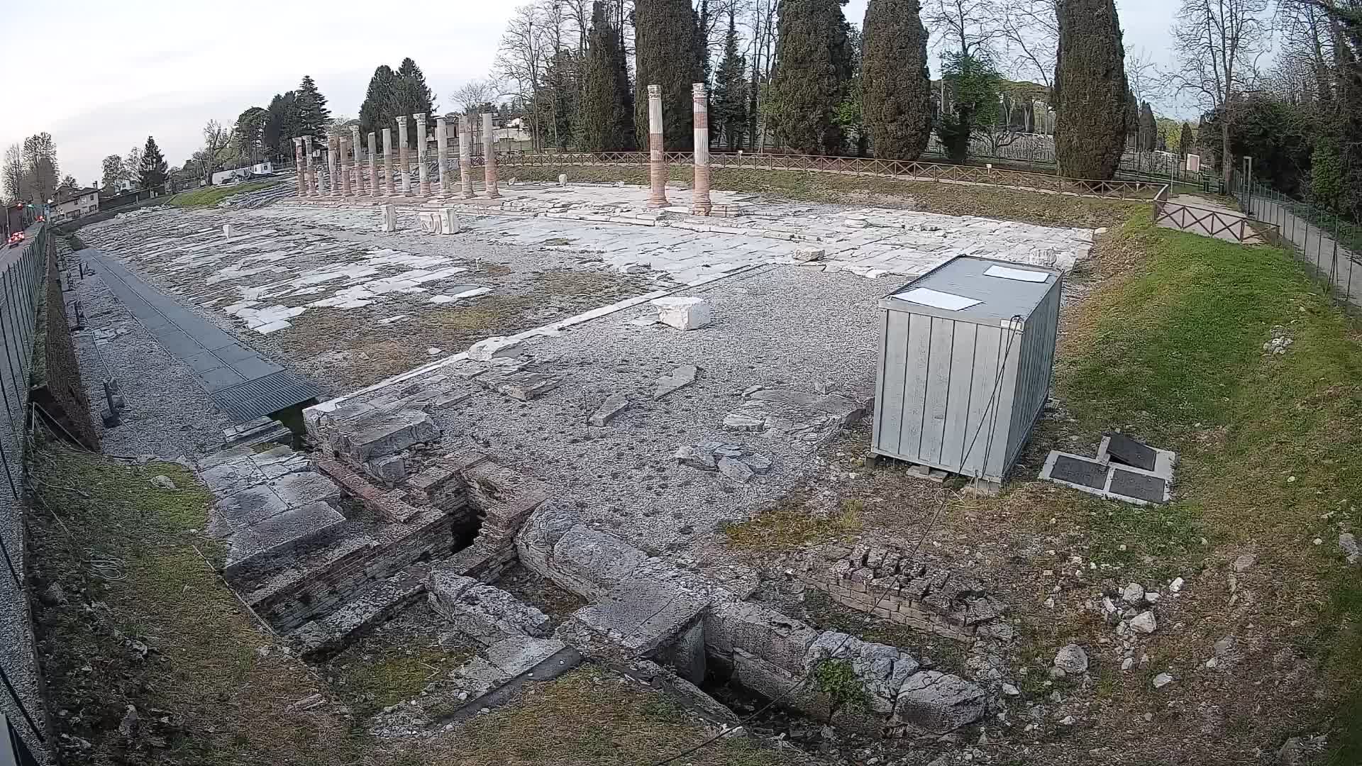 Webcam du Forum Romain d’Aquilée – Vue en direct du site antique