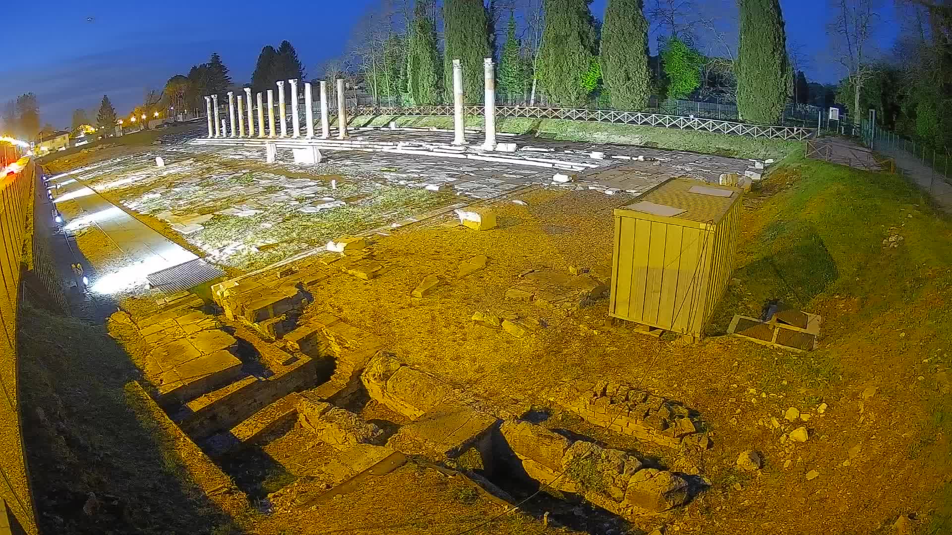 Webcam Foro Romano di Aquileia – Live View of the Ancient Roman Forum
