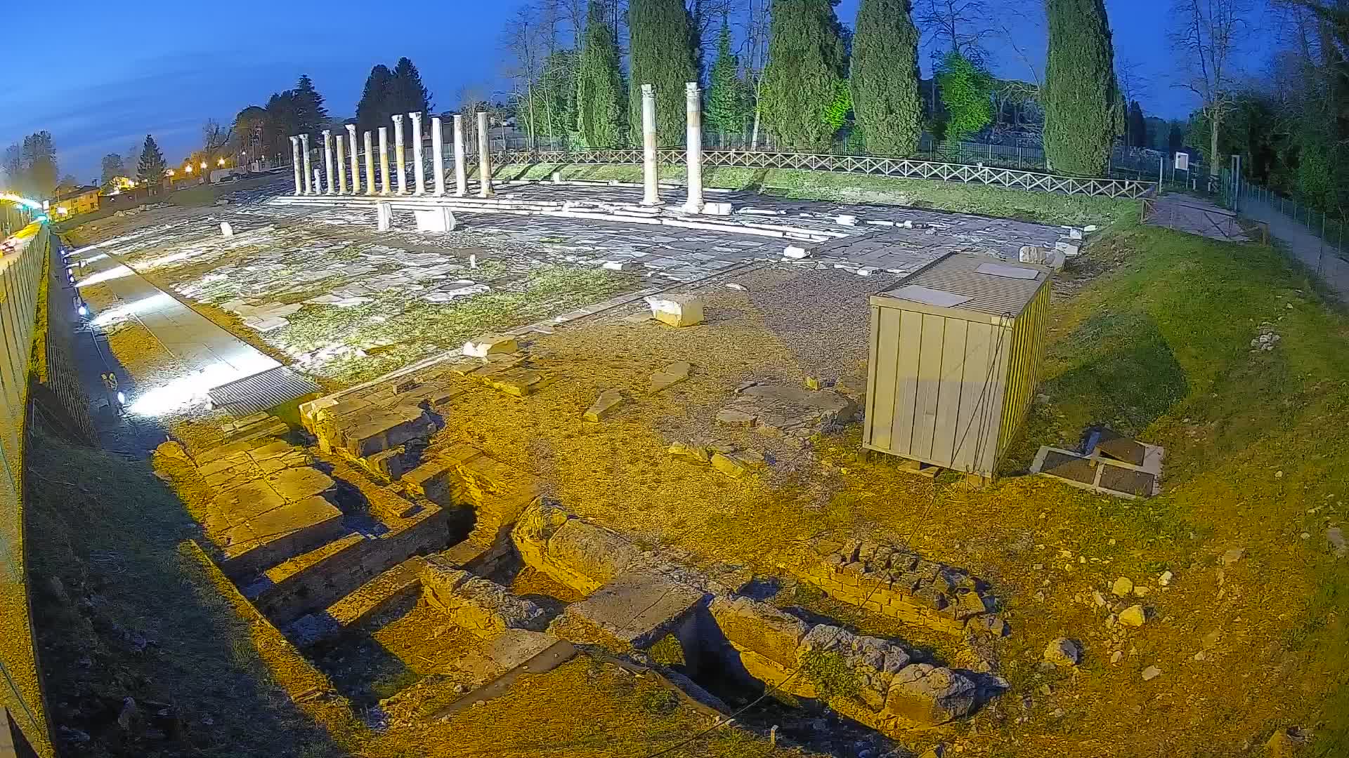 Webcam Forum Romanum von Aquileia – Liveblick auf das antike Zentrum