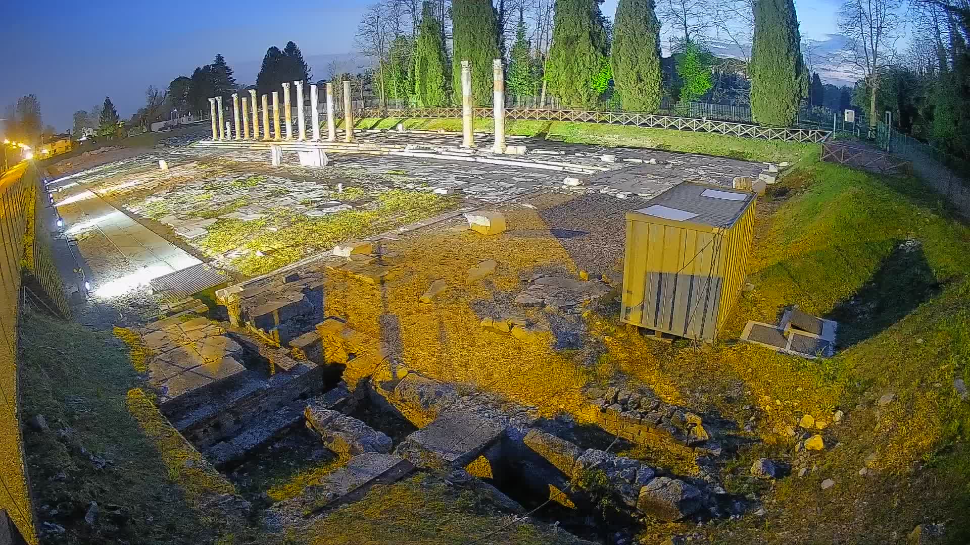 Webcam Foro Romano di Aquileia – Live View of the Ancient Roman Forum