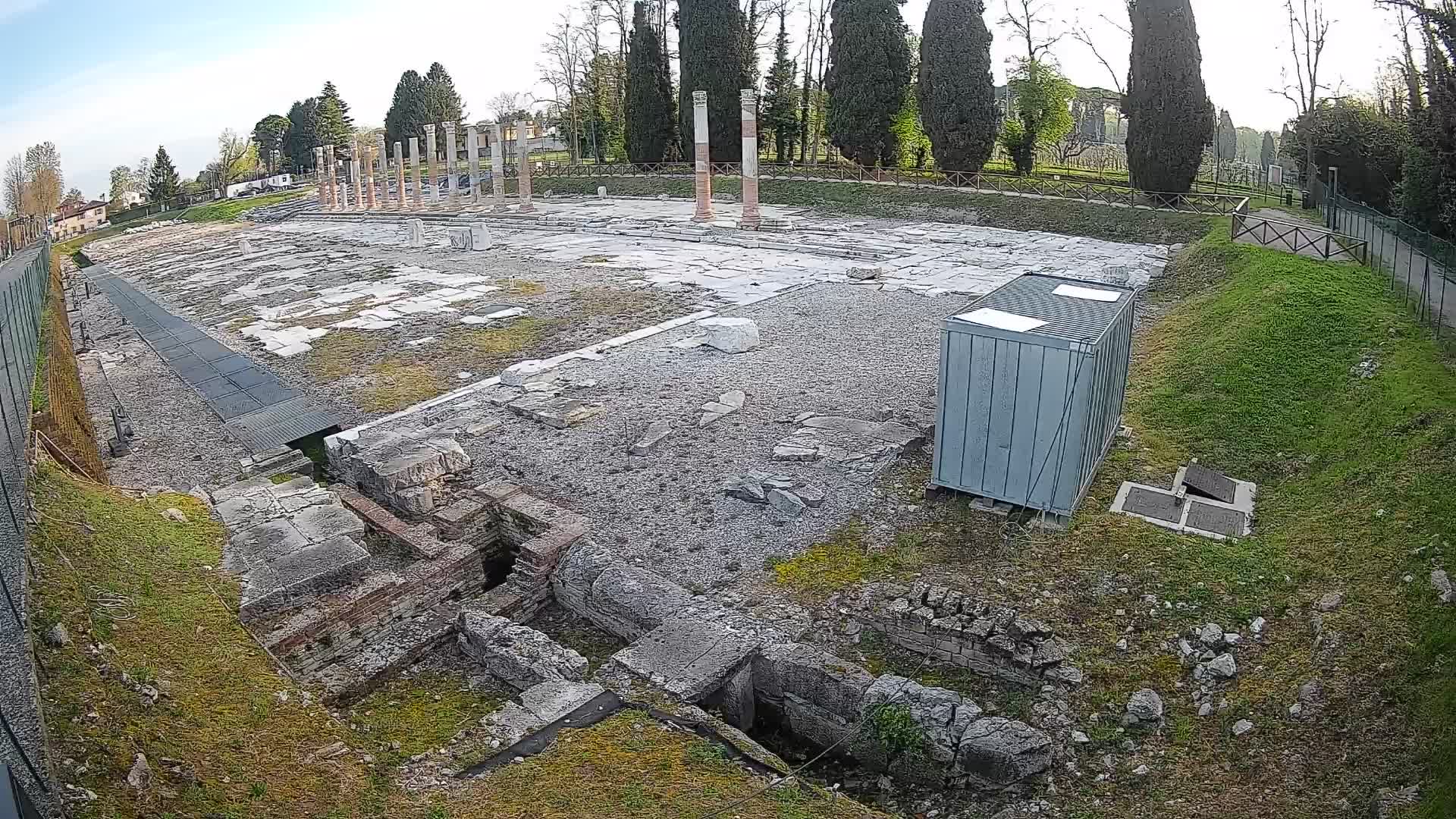 Webcam Foro Romano de Aquileia – Vista en vivo del Foro Romano