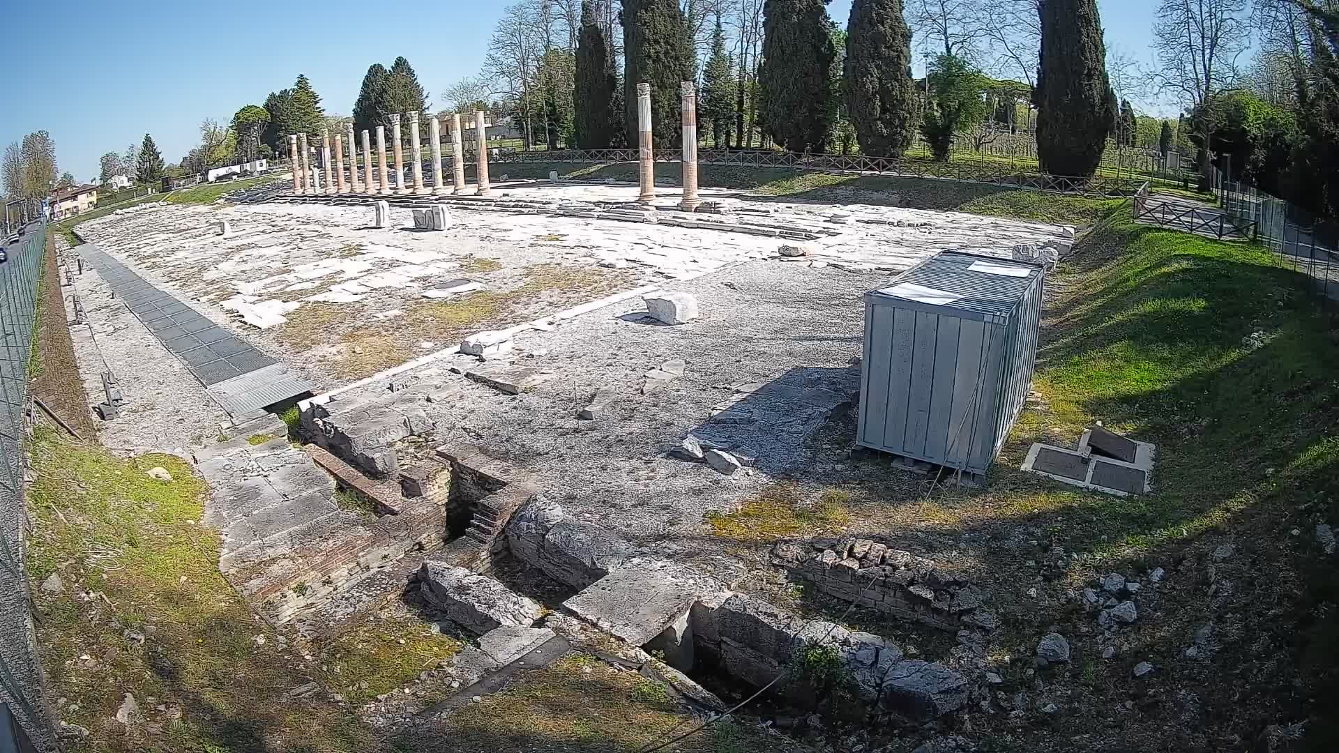 Webcam Forum Romanum von Aquileia – Liveblick auf das antike Zentrum