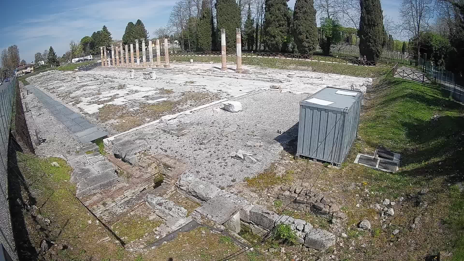 Webcam Foro Romano di Aquileia – Live View of the Ancient Roman Forum