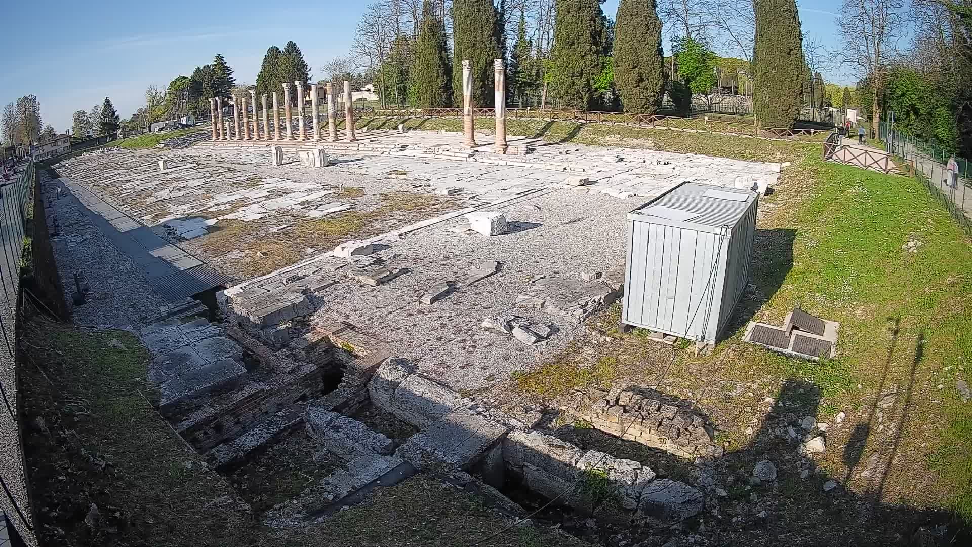 Webcam Foro Romano di Aquileia – Live View of the Ancient Roman Forum