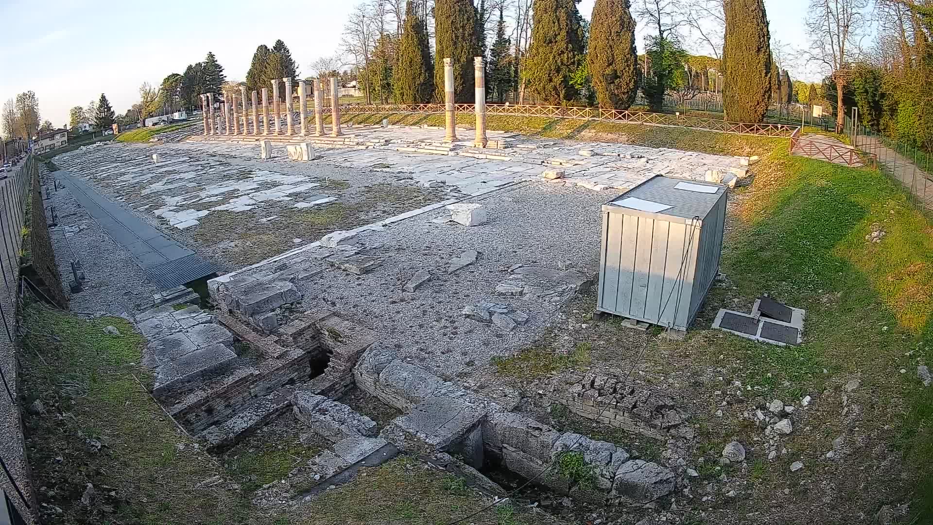 Webcam Forum Romanum von Aquileia – Liveblick auf das antike Zentrum
