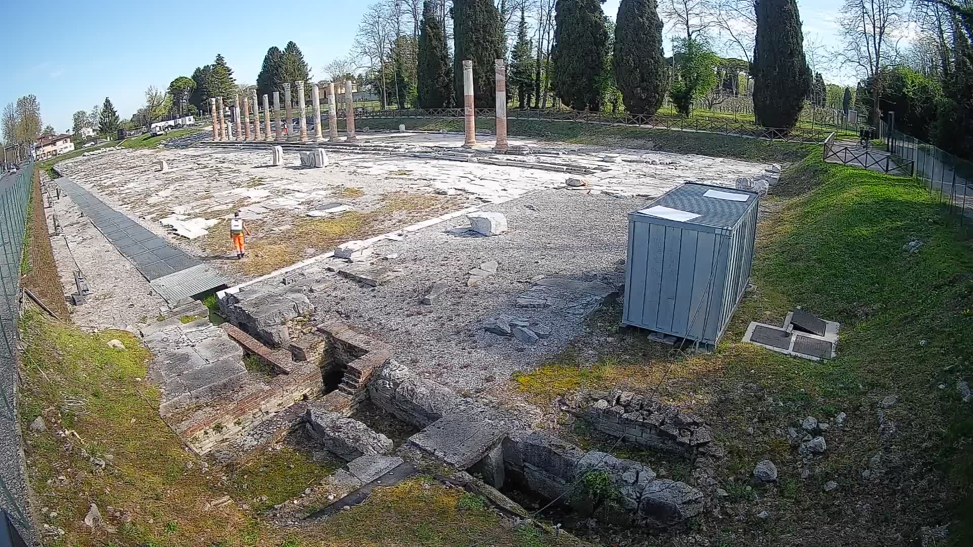 Webcam Foro Romano di Aquileia – Live View of the Ancient Roman Forum
