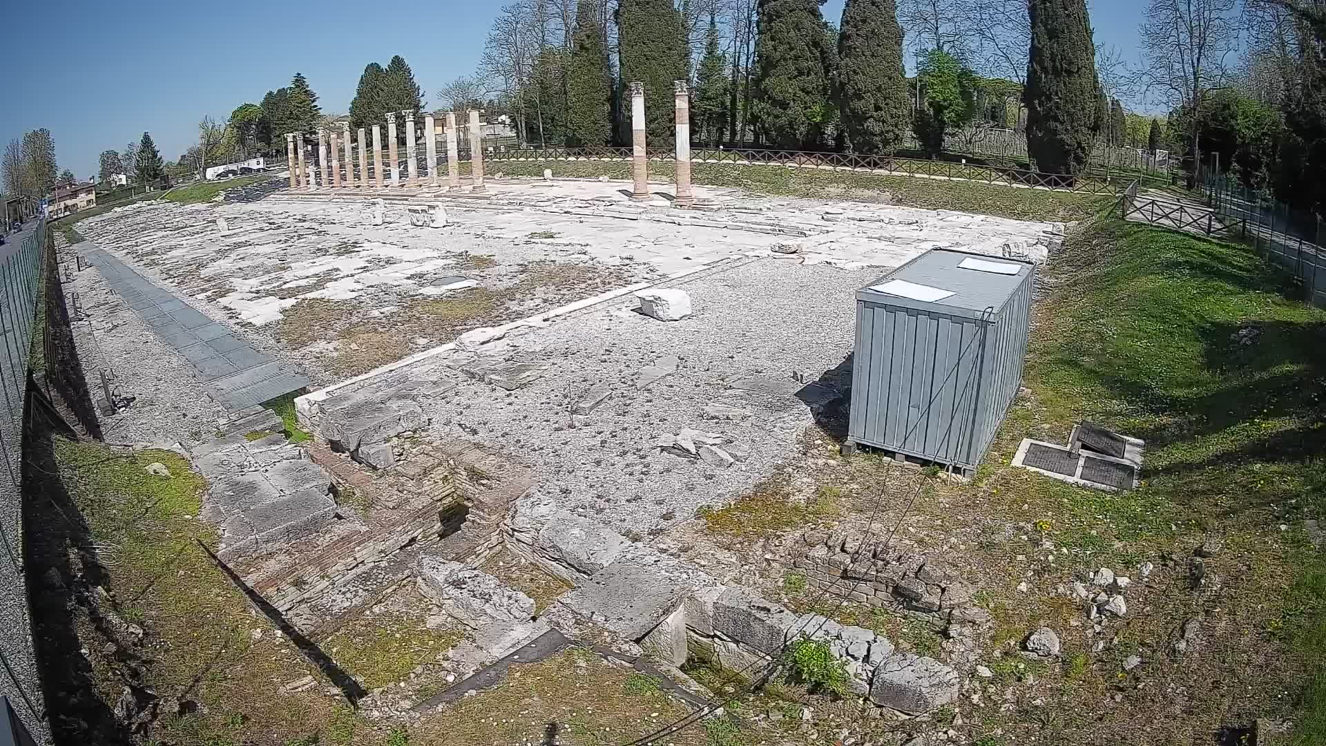 Web kamera Forum Akvileje – Pogled uživo na rimski forum