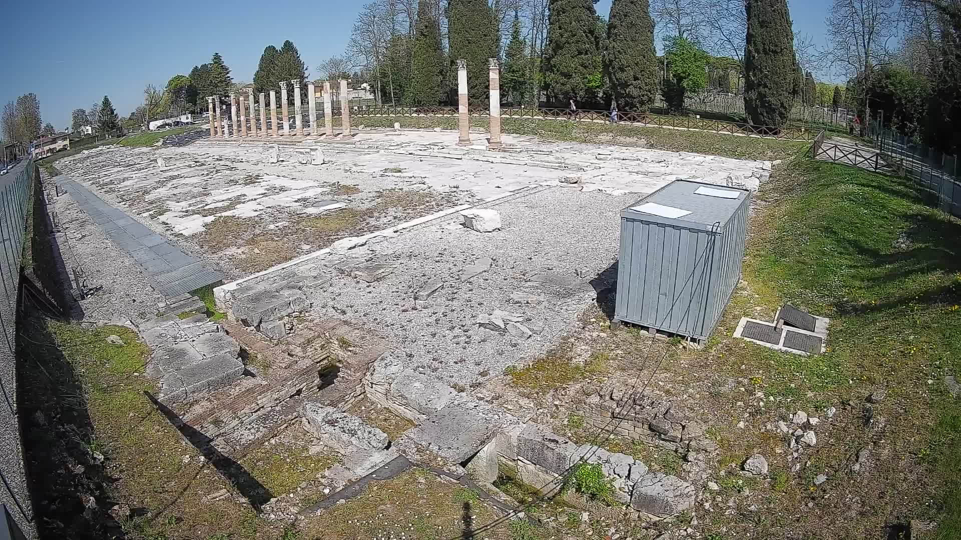 Webcam Foro Romano di Aquileia – Live View of the Ancient Roman Forum
