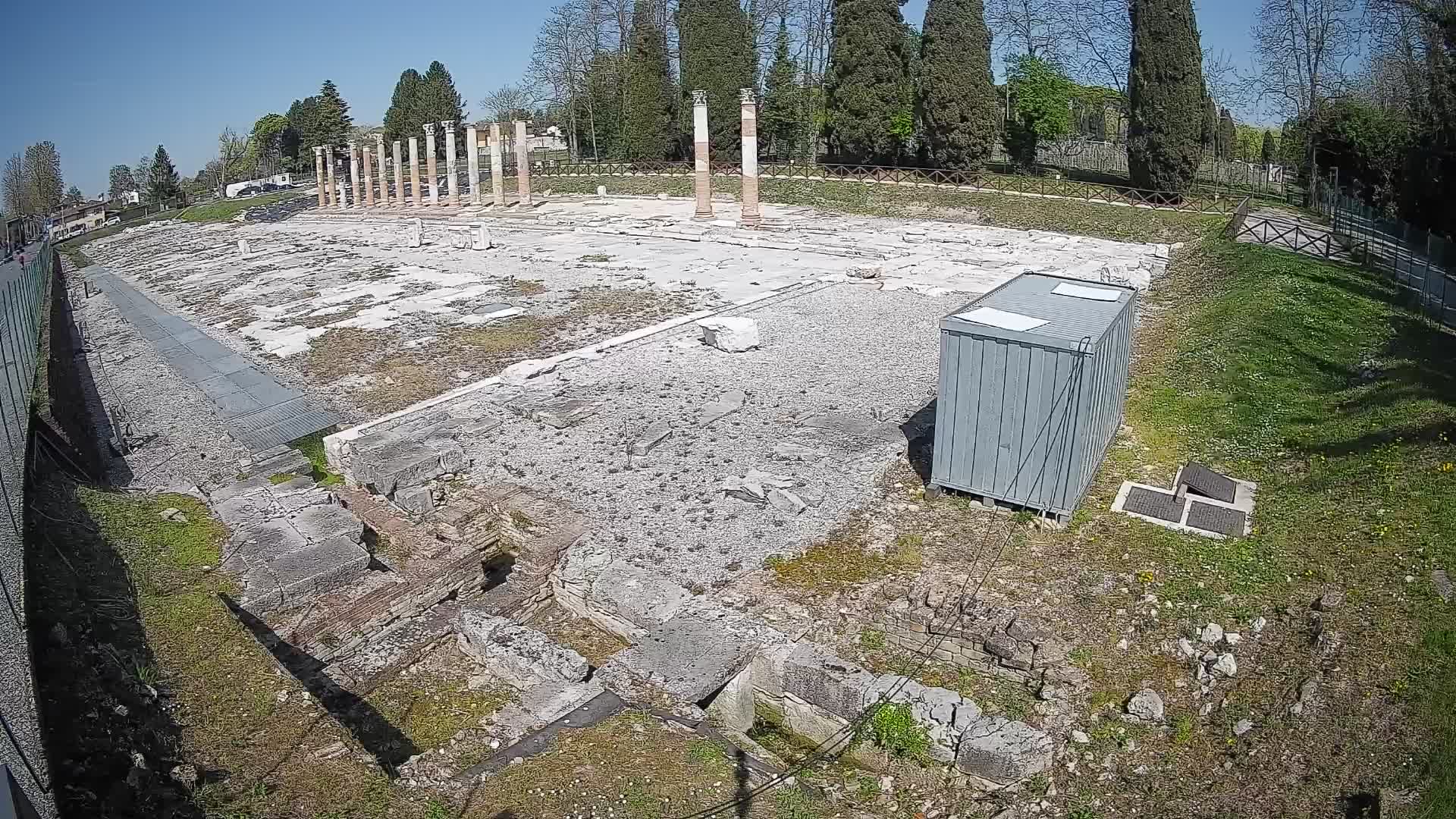 Webcam Forum Romanum von Aquileia – Liveblick auf das antike Zentrum
