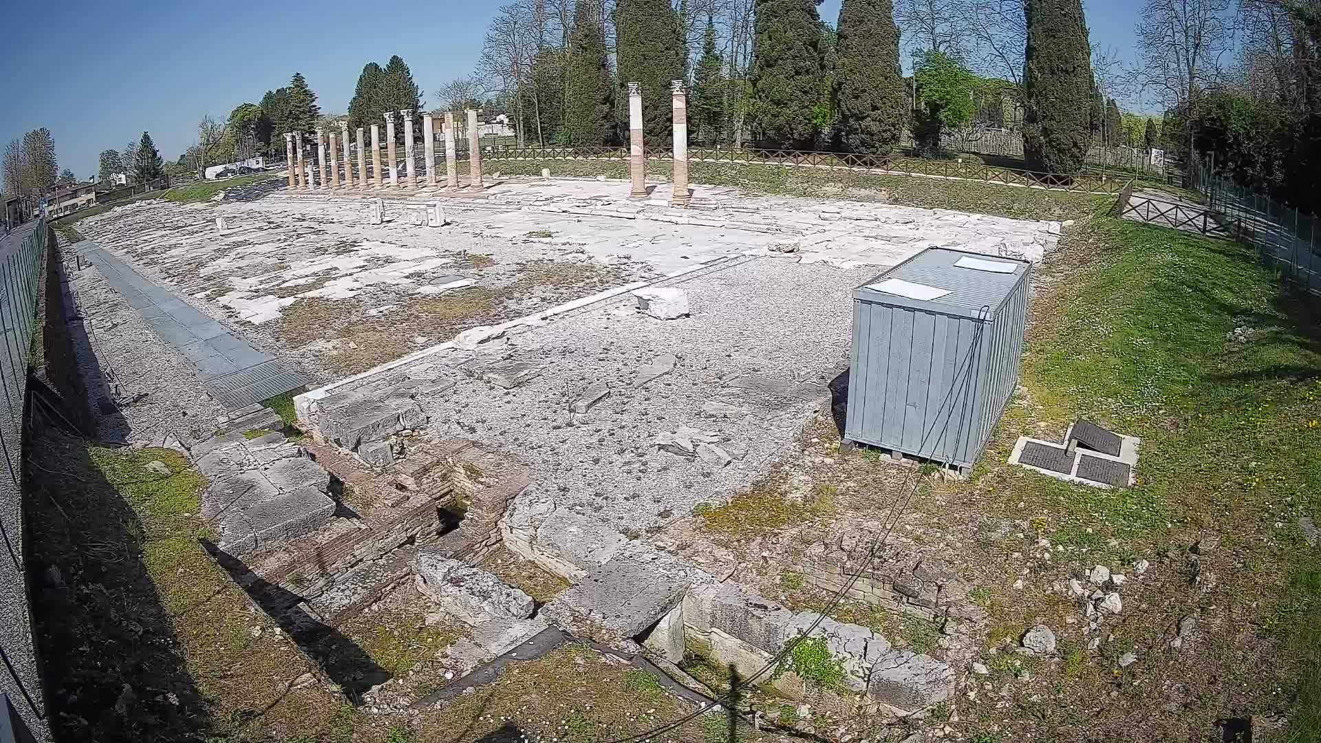 Webcam Forum Romanum von Aquileia – Liveblick auf das antike Zentrum