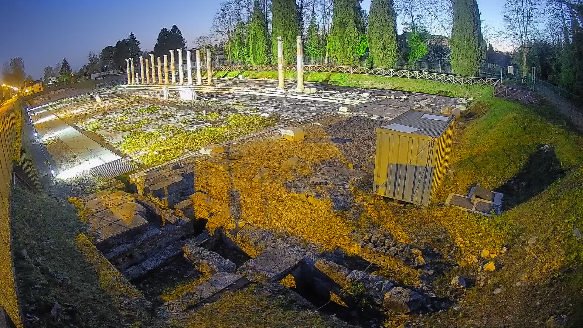 Web kamera Forum Akvileje – Pogled uživo na rimski forum