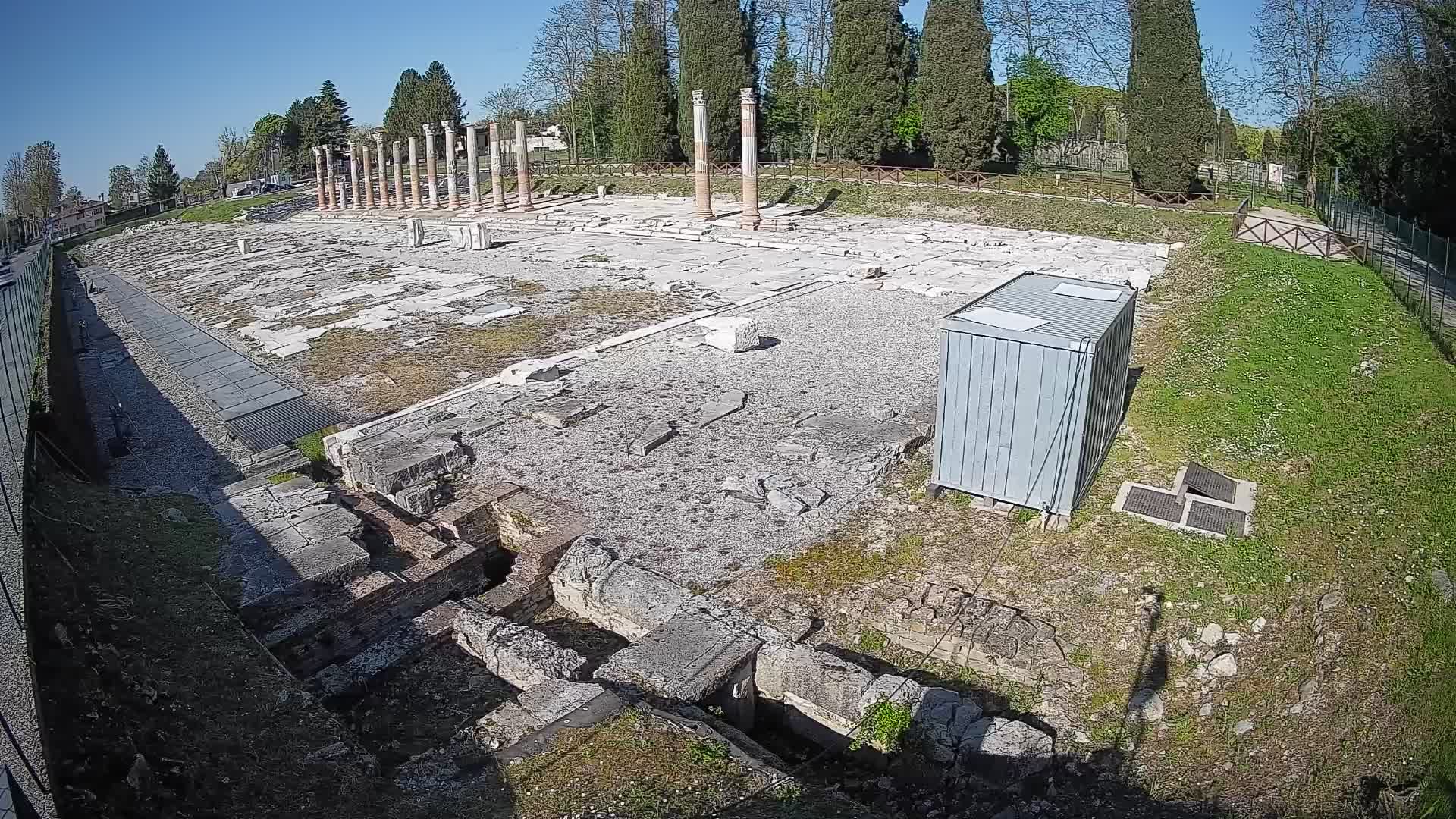 Web kamera Forum Akvileje – Pogled uživo na rimski forum
