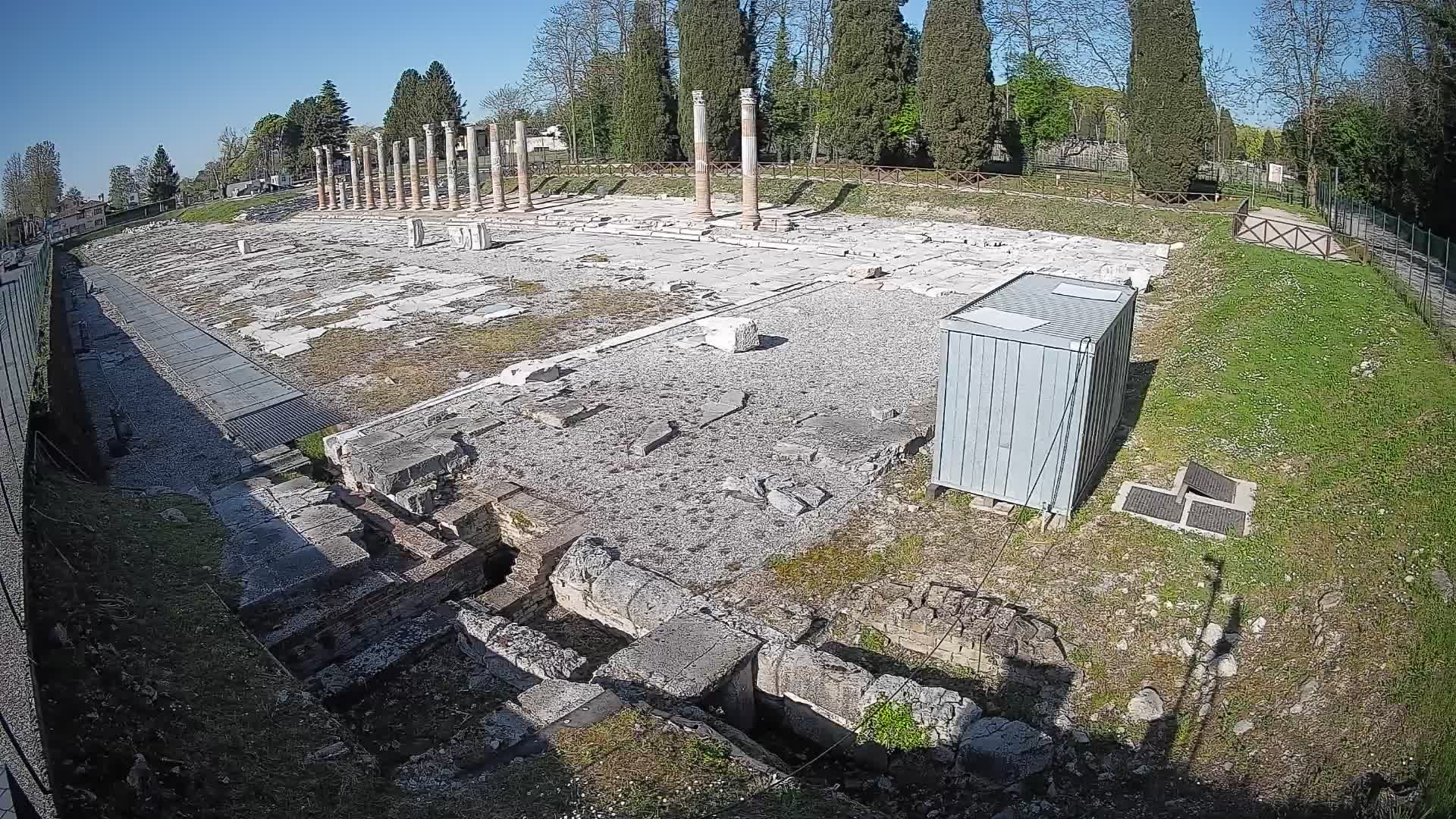 Webcam Forum Romanum von Aquileia – Liveblick auf das antike Zentrum