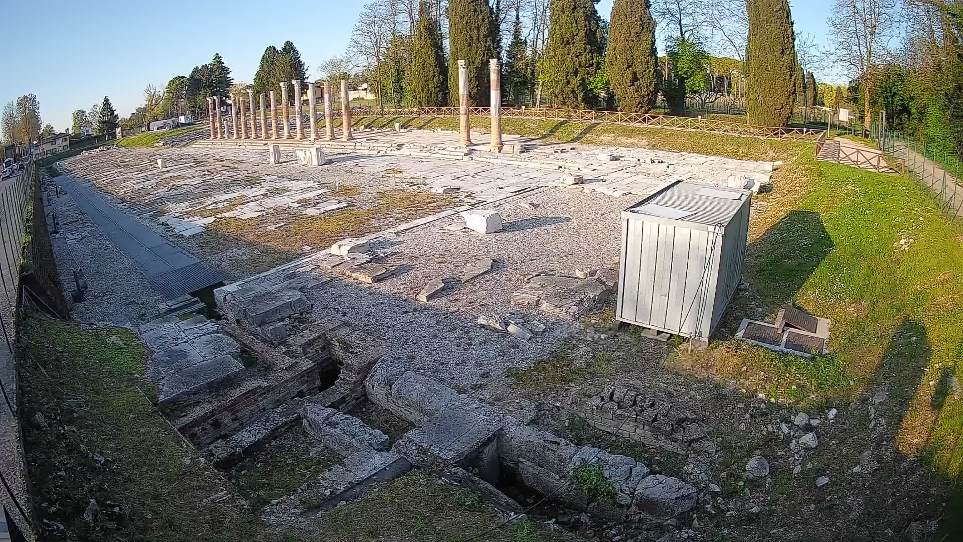 Web kamera Forum Akvileje – Pogled uživo na rimski forum
