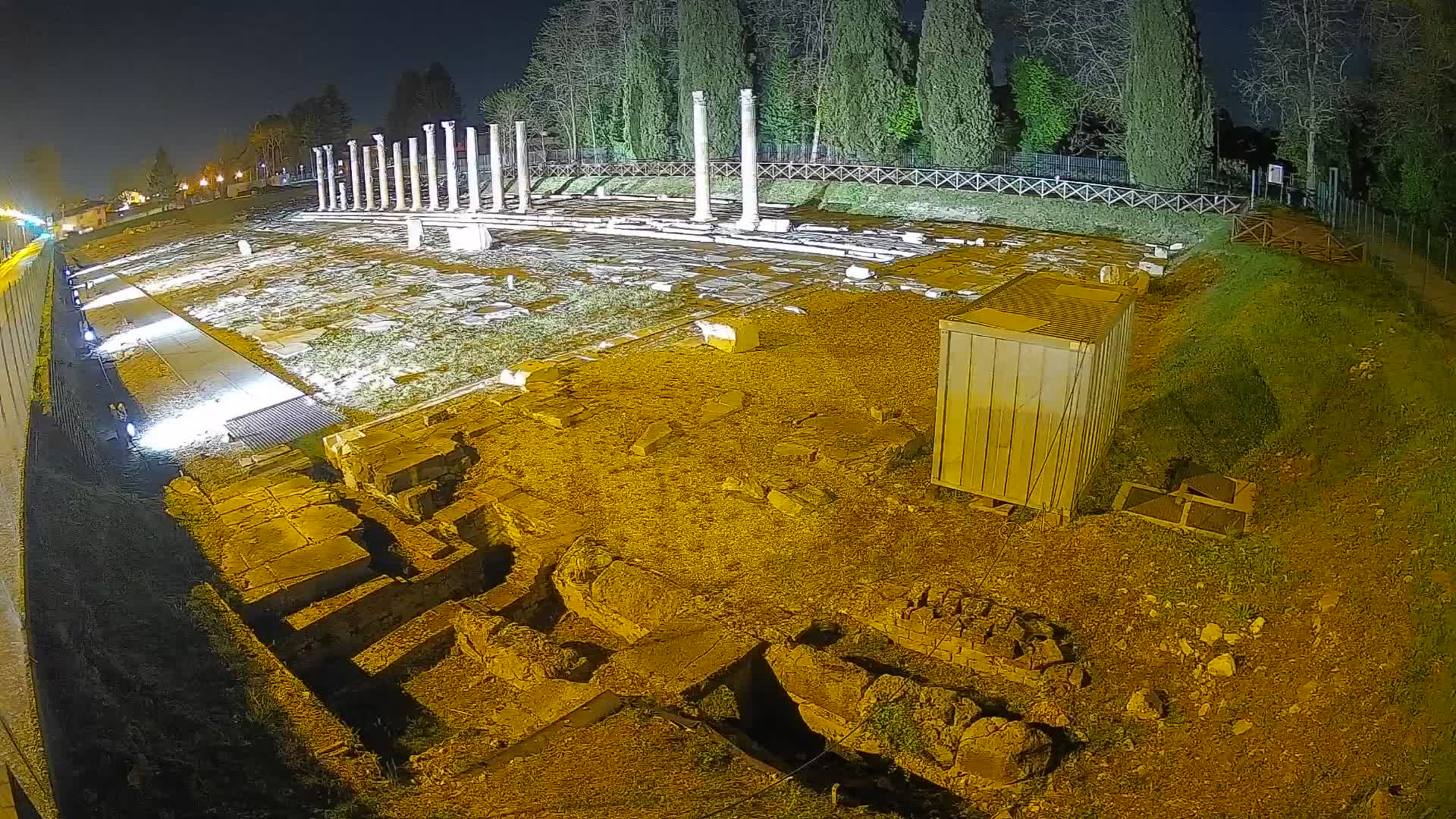 Webcam Foro Romano di Aquileia – Live View of the Ancient Roman Forum