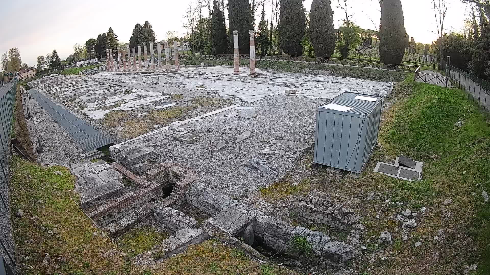 Webcam Foro Romano di Aquileia – Live View of the Ancient Roman Forum