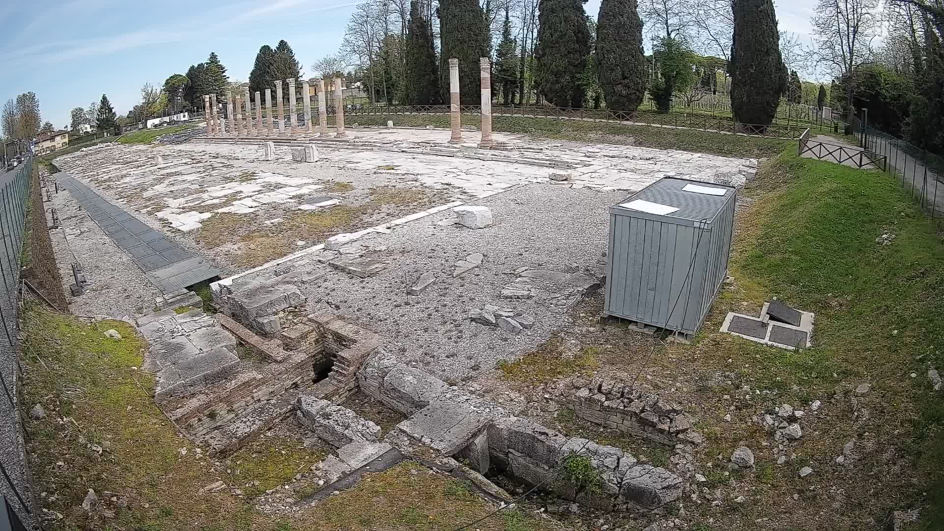 Webcam Forum Romanum von Aquileia – Liveblick auf das antike Zentrum