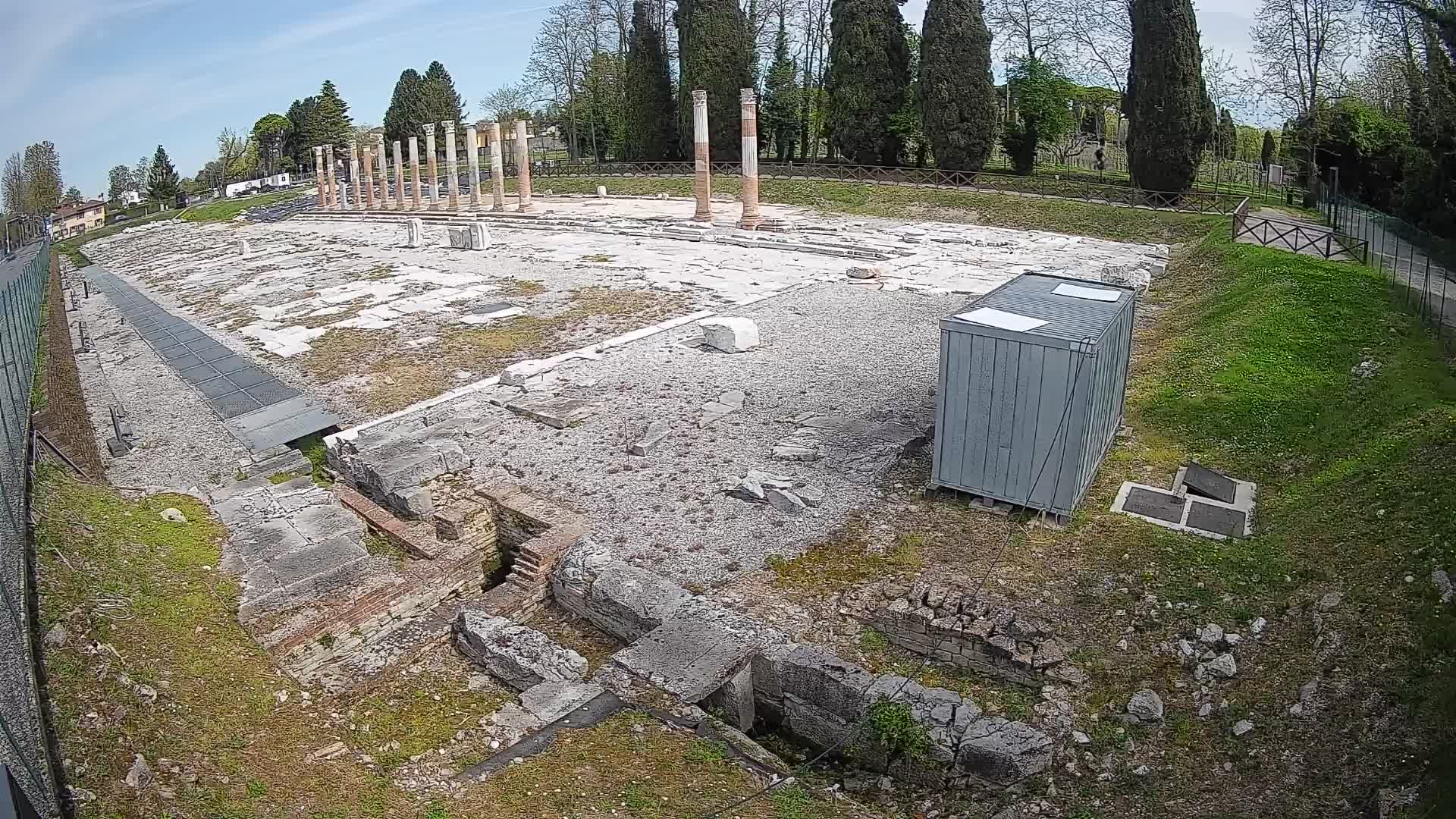 Webcam Forum Romanum von Aquileia – Liveblick auf das antike Zentrum