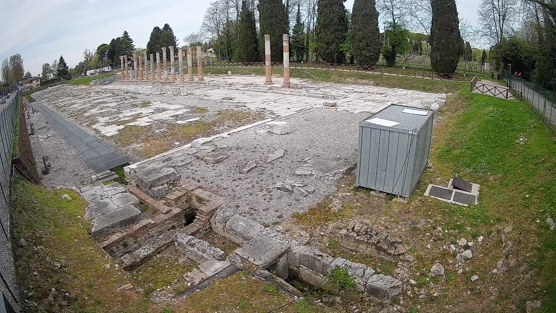 Webcam Foro Romano di Aquileia – Live View of the Ancient Roman Forum