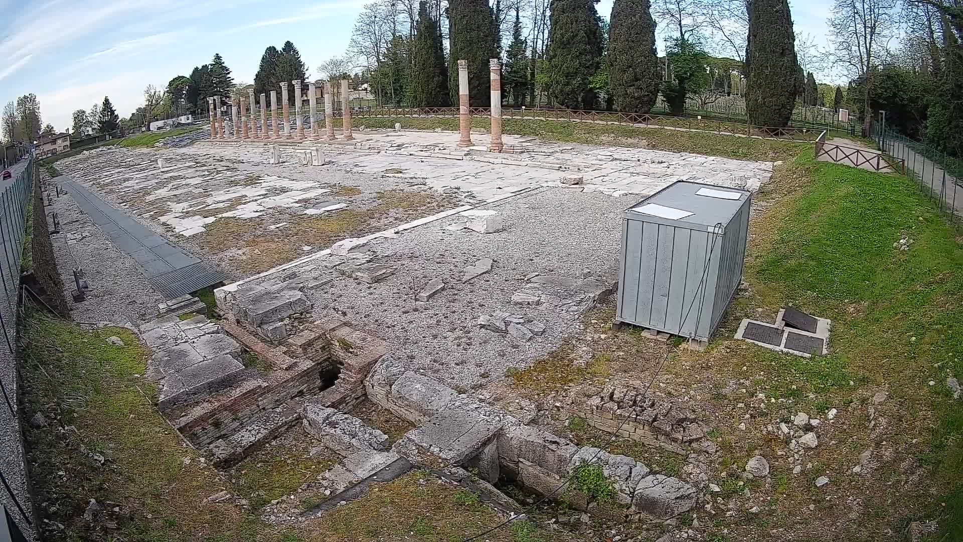 Webcam du Forum Romain d’Aquilée – Vue en direct du site antique