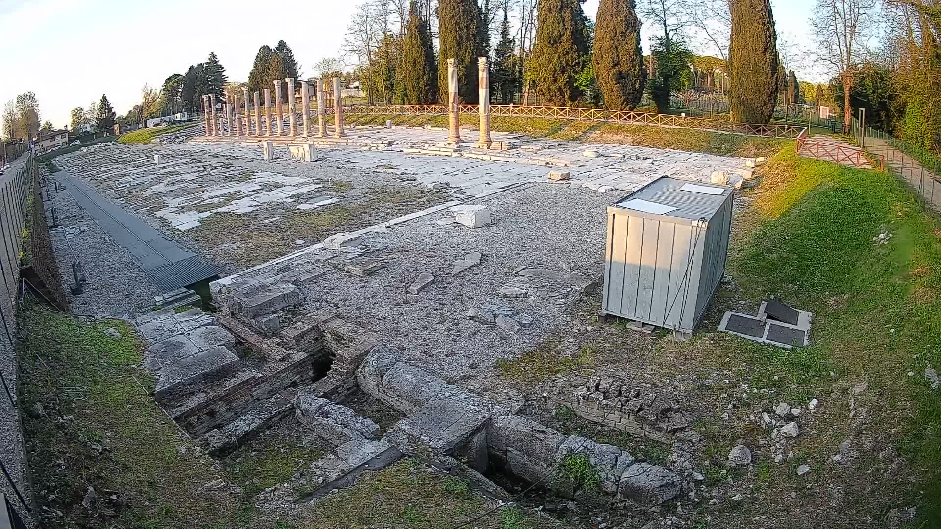 Web kamera Forum Akvileje – Pogled uživo na rimski forum