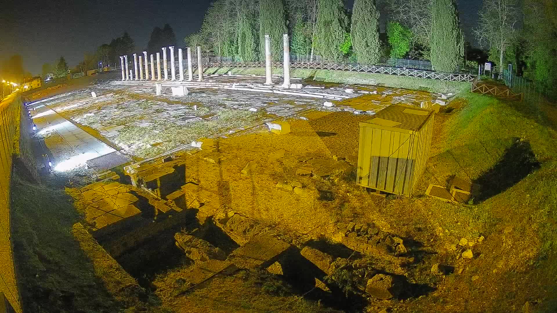 Webcam Forum Romanum von Aquileia – Liveblick auf das antike Zentrum