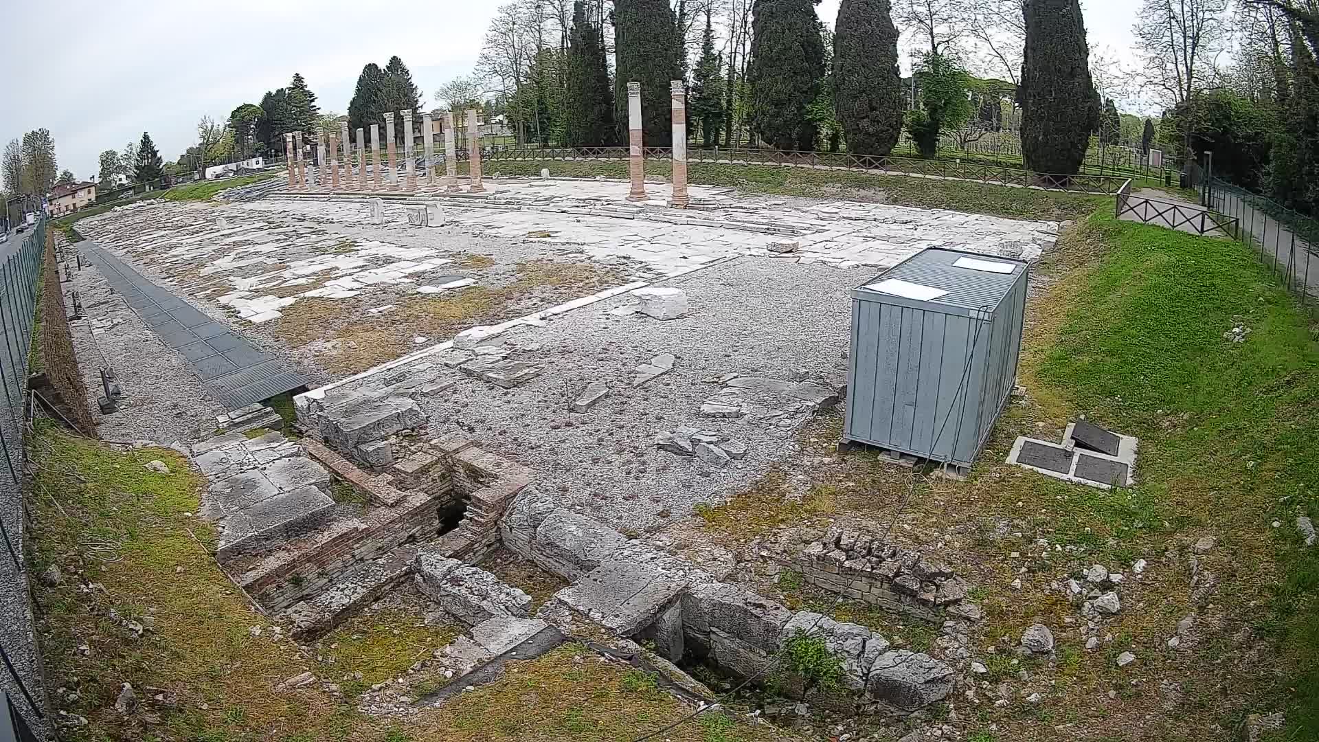 Webcam Forum Romanum von Aquileia – Liveblick auf das antike Zentrum
