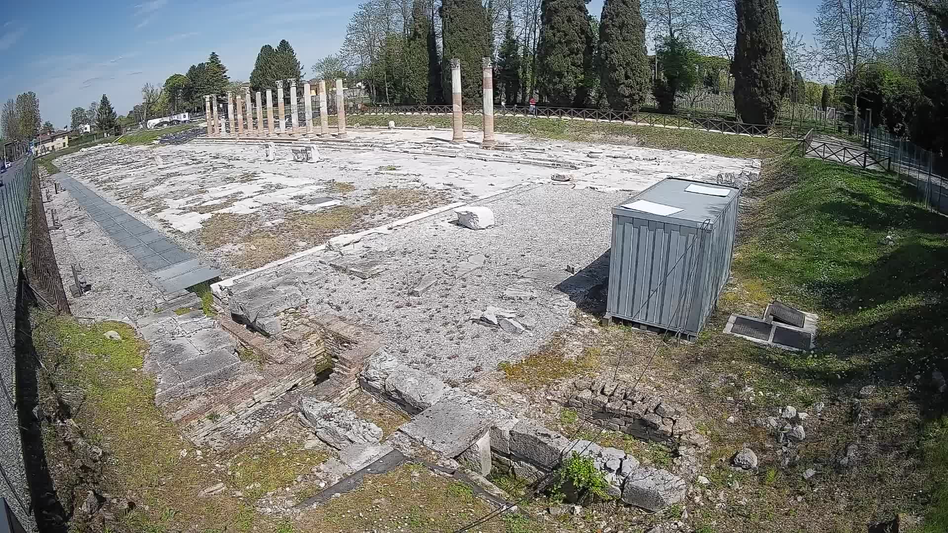 Webcam Foro Romano di Aquileia – Live View of the Ancient Roman Forum