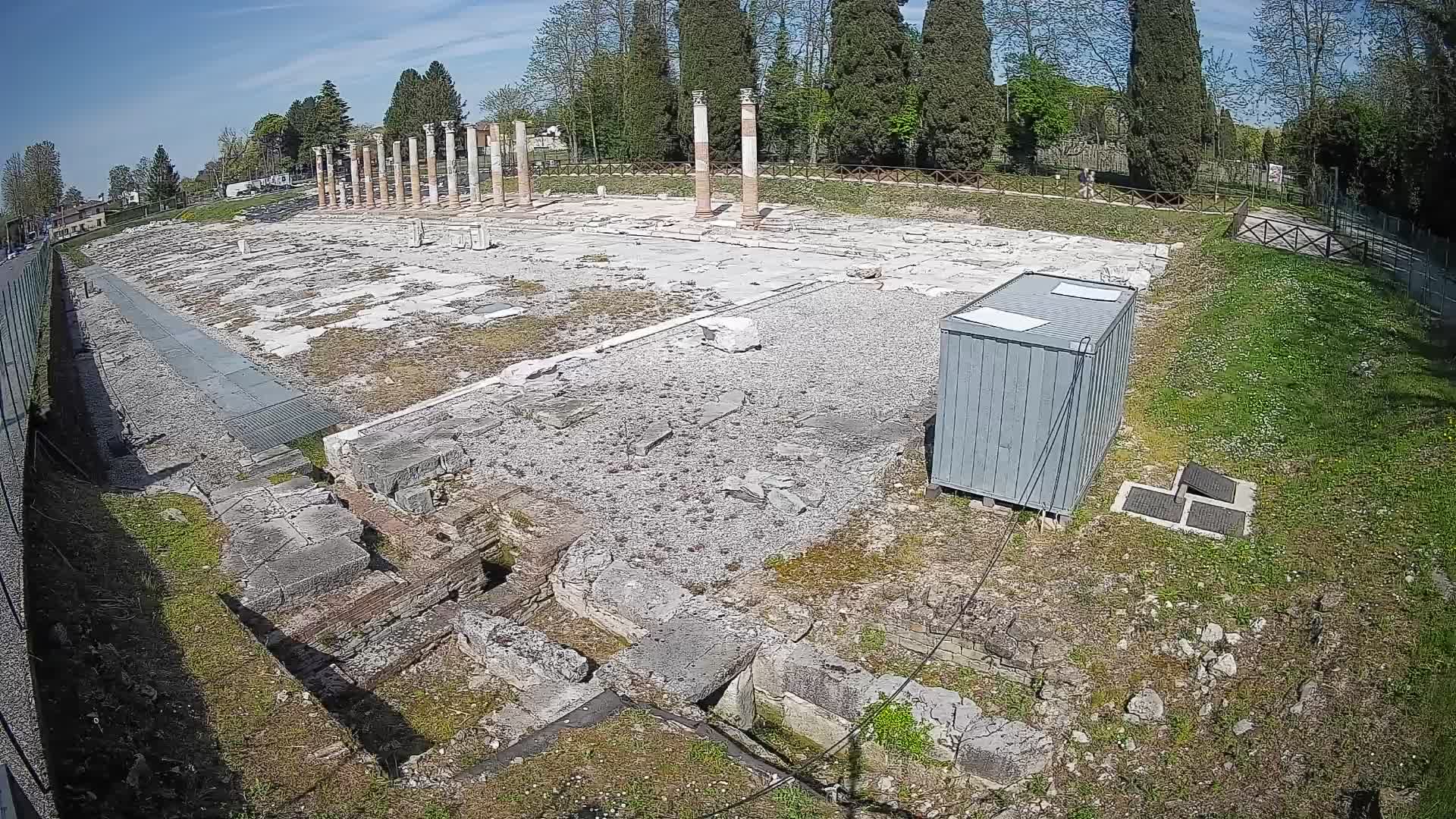 Webcam Foro Romano de Aquileia – Vista en vivo del Foro Romano