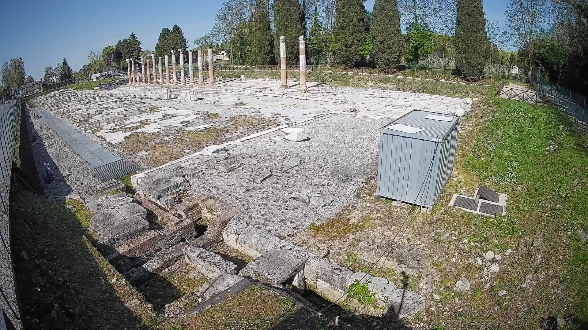 Webcam Foro Romano de Aquileia – Vista en vivo del Foro Romano