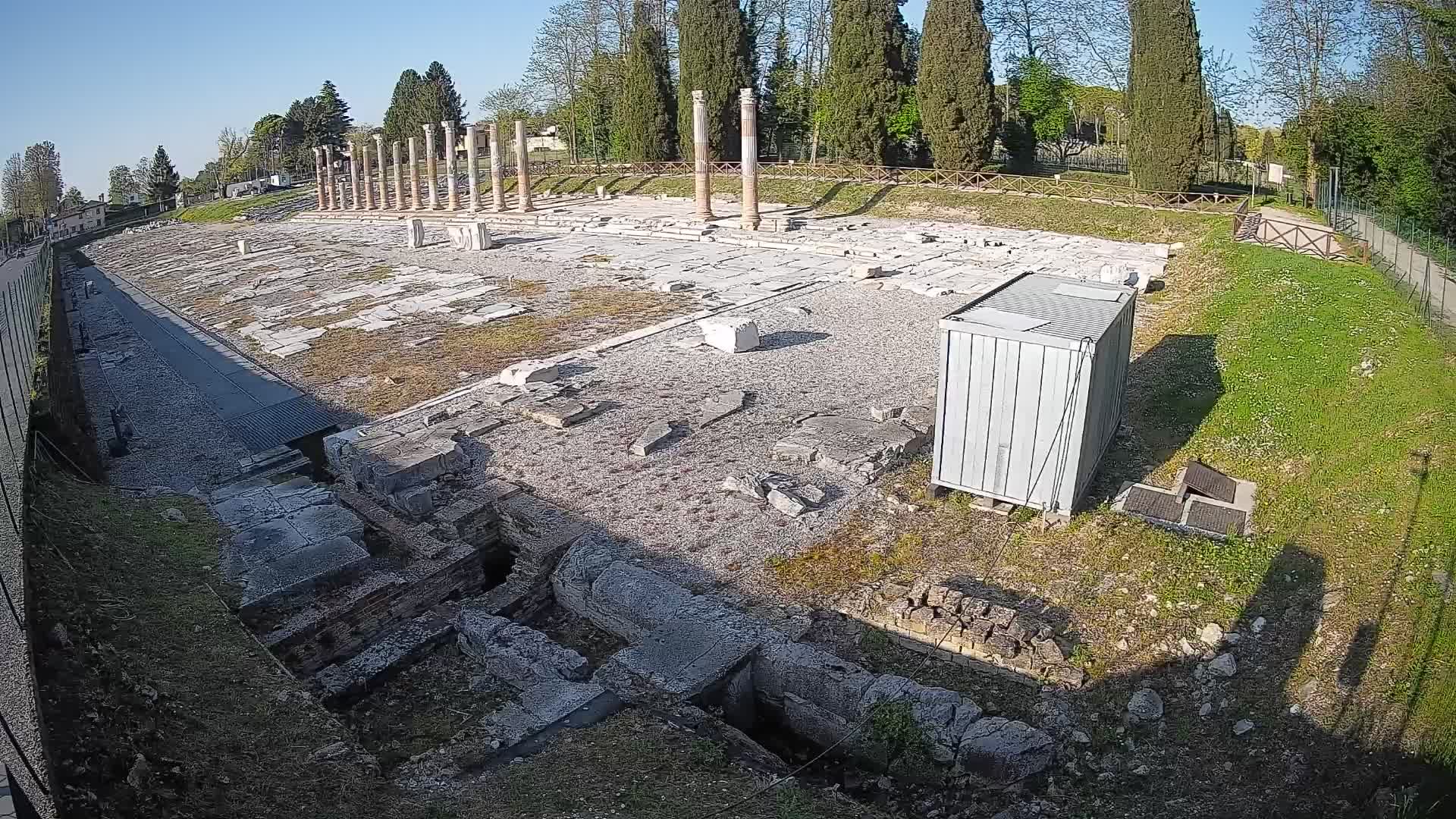 Webcam Foro Romano di Aquileia – Live View of the Ancient Roman Forum