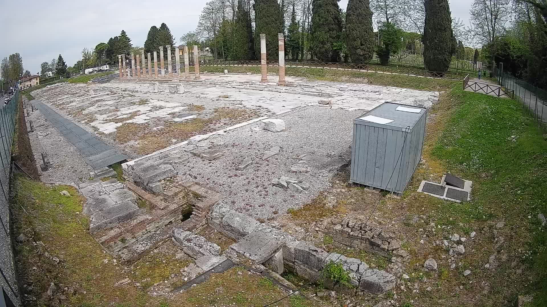 Webcam Foro Romano di Aquileia – Live View of the Ancient Roman Forum