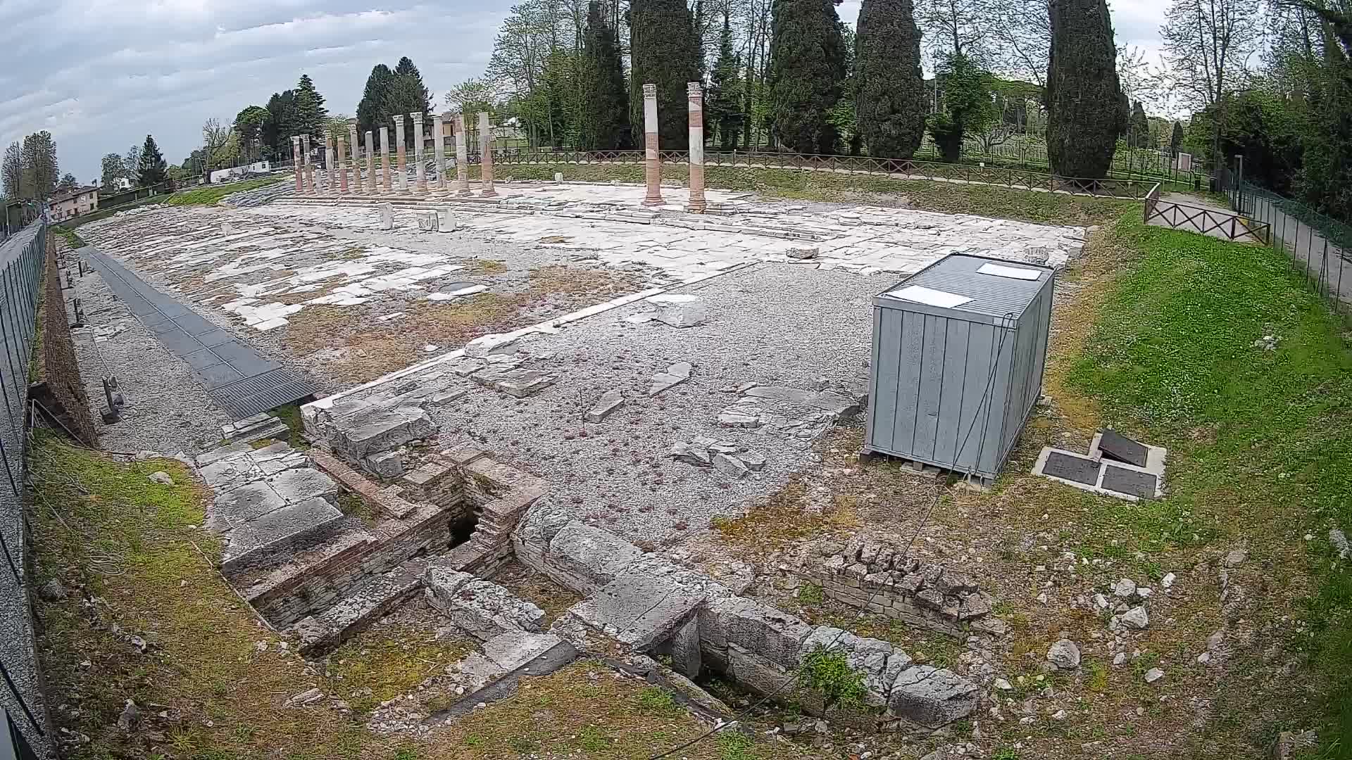 Webcam Forum Romanum von Aquileia – Liveblick auf das antike Zentrum