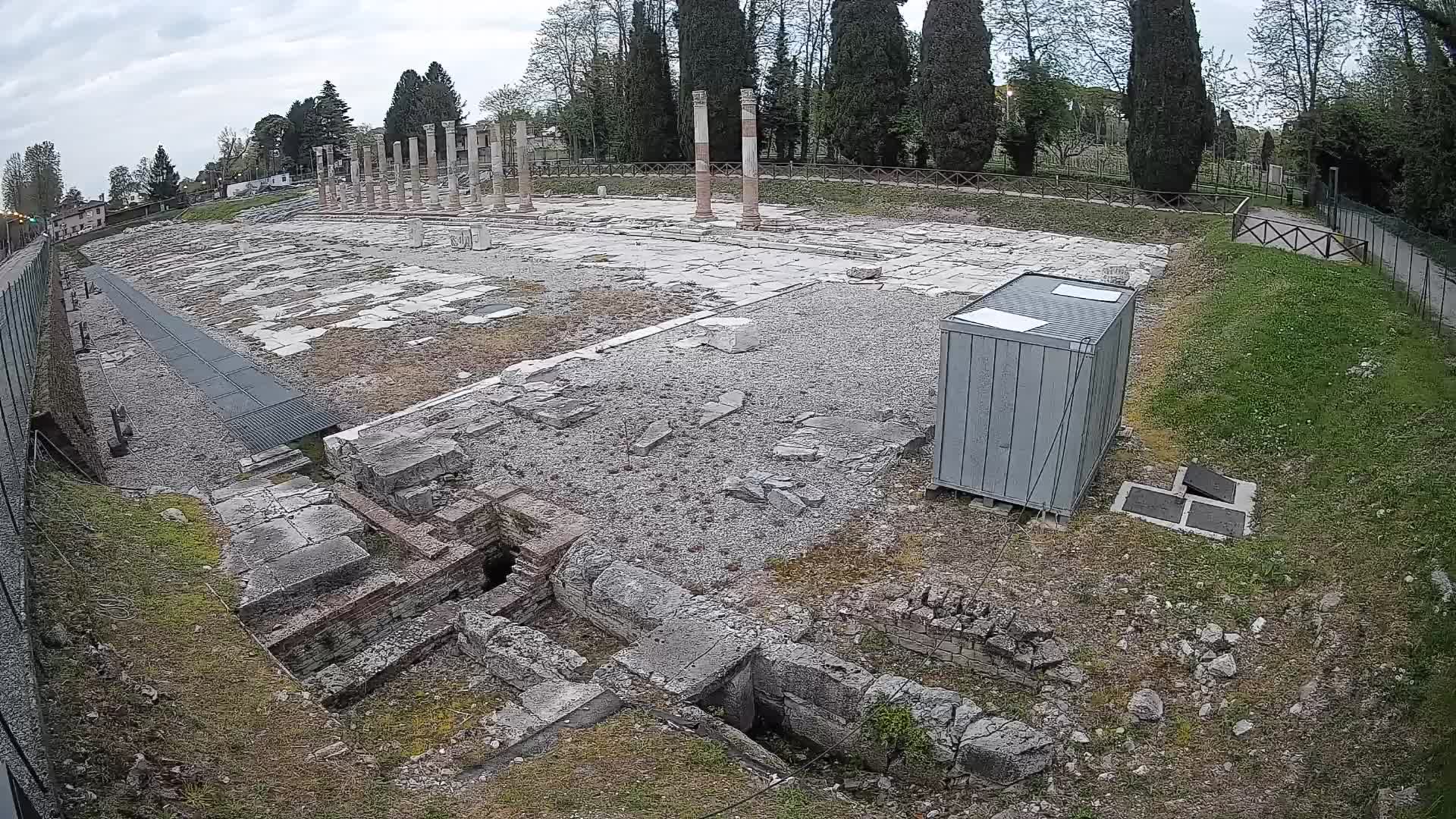 Webcam Forum Romanum von Aquileia – Liveblick auf das antike Zentrum