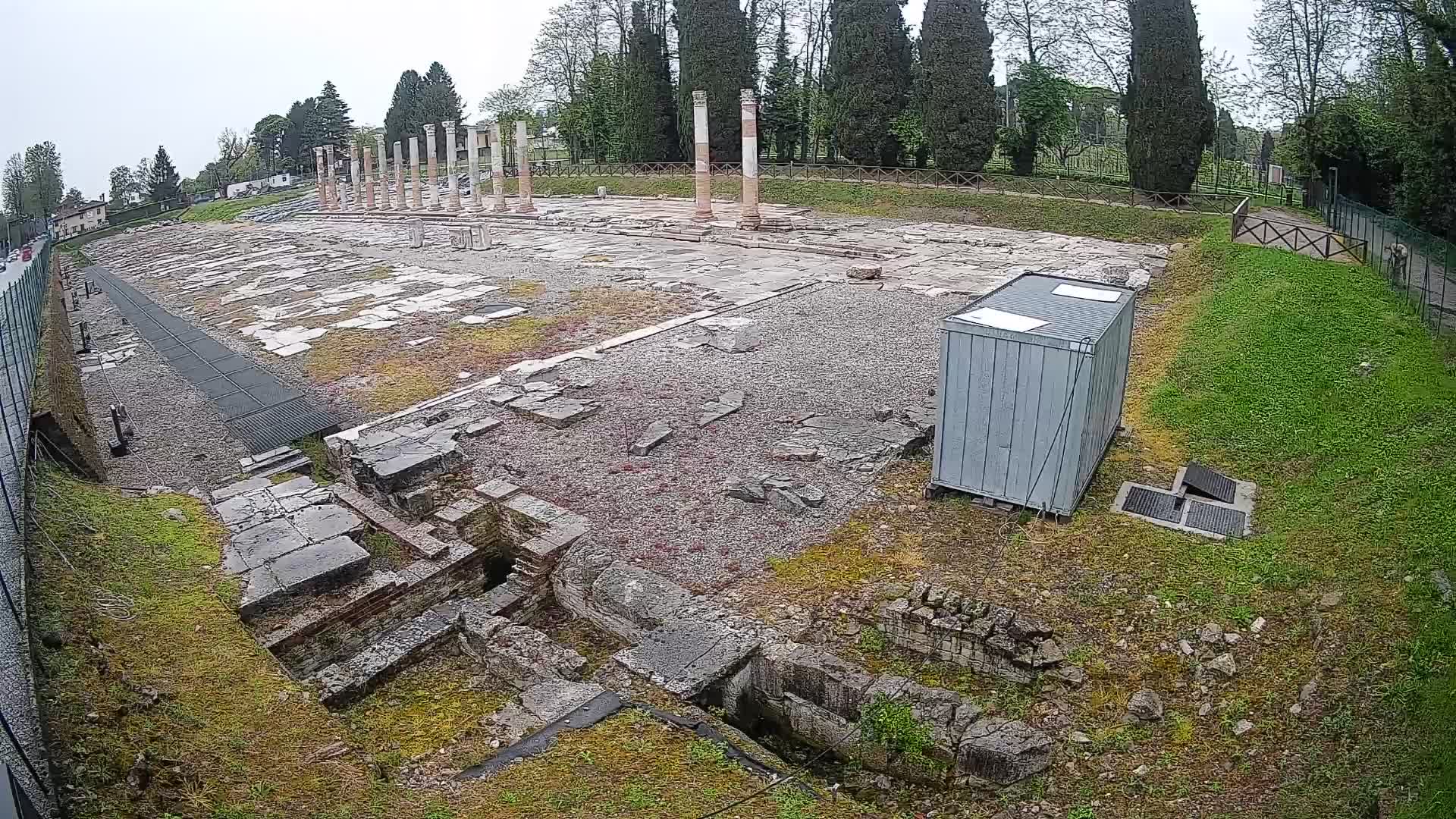 Webcam Forum Romanum von Aquileia – Liveblick auf das antike Zentrum